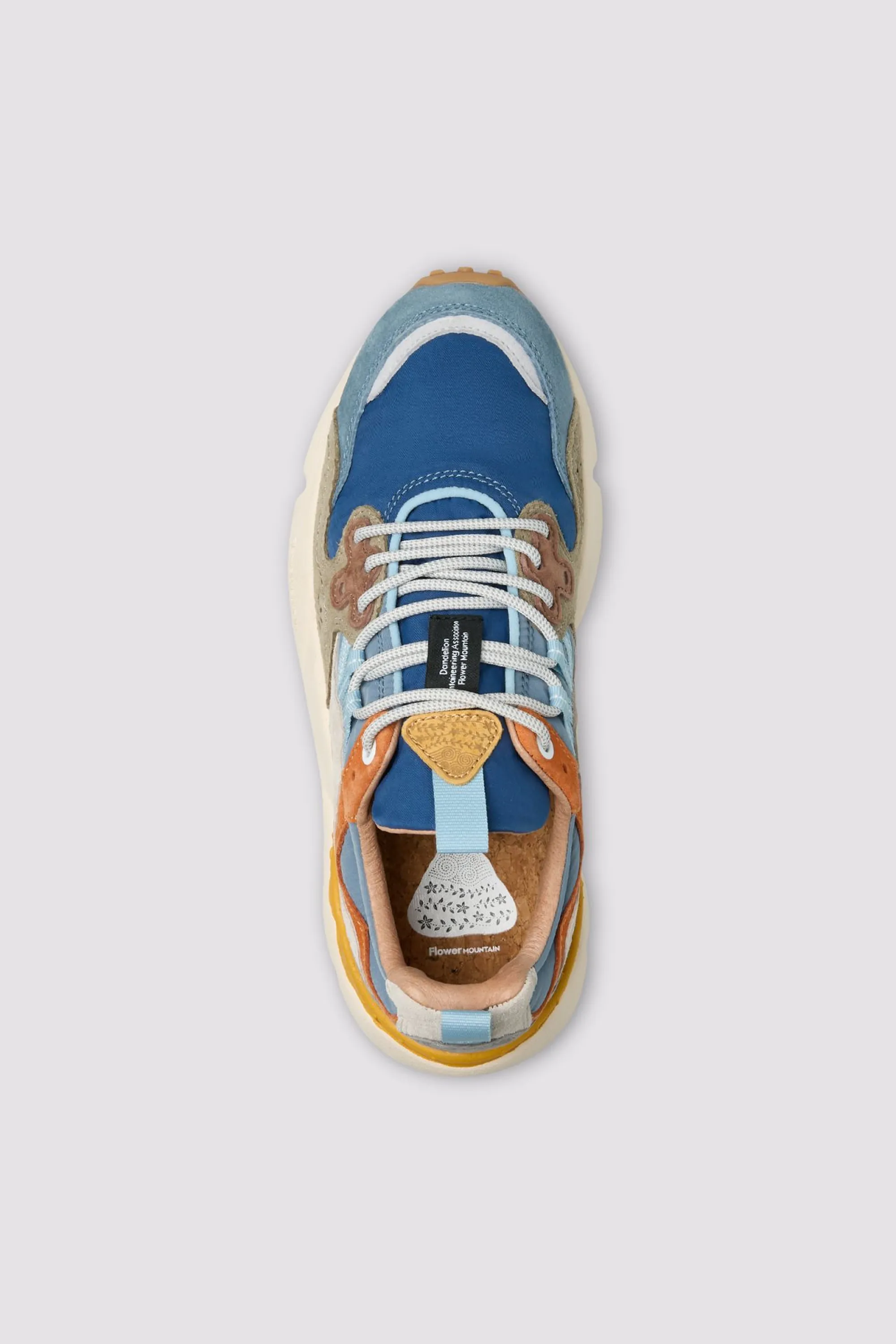 Flower Mountain Sneakers Yamano 3 Azzurro 2017818011B13 171993