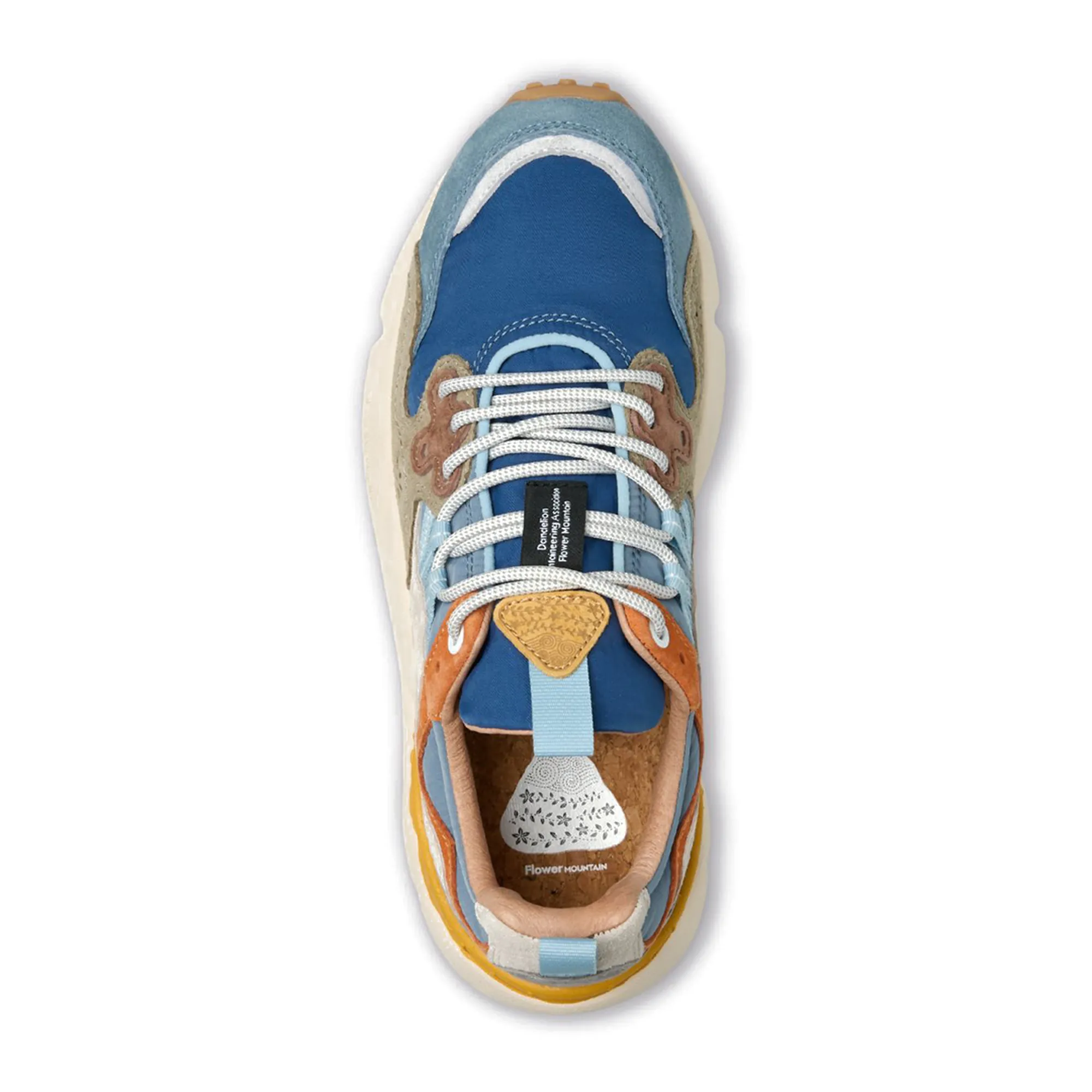 Flower Mountain Sneakers Yamano 3 Azzurro 2017818011B13 173347