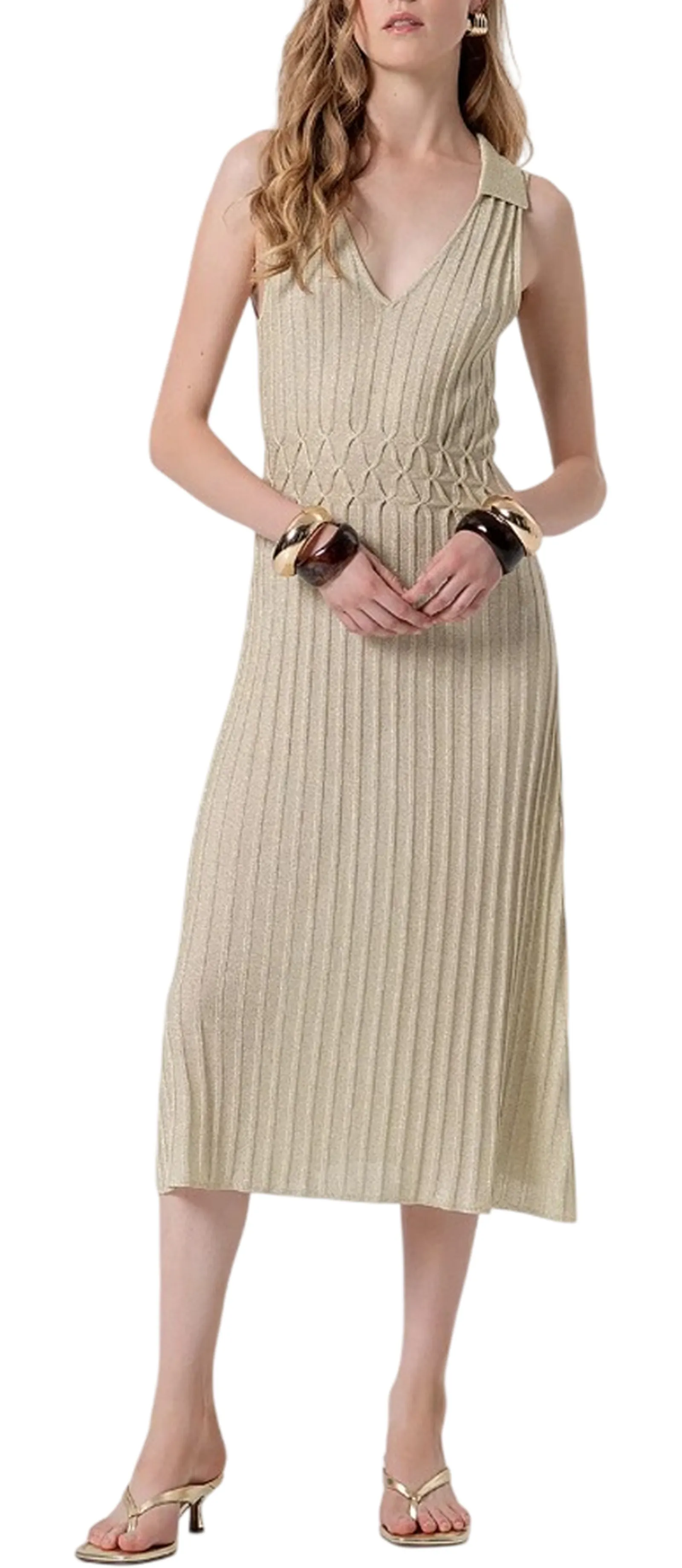 Fracomina Abito Oro Fs26Sd5004K414Q7 180952