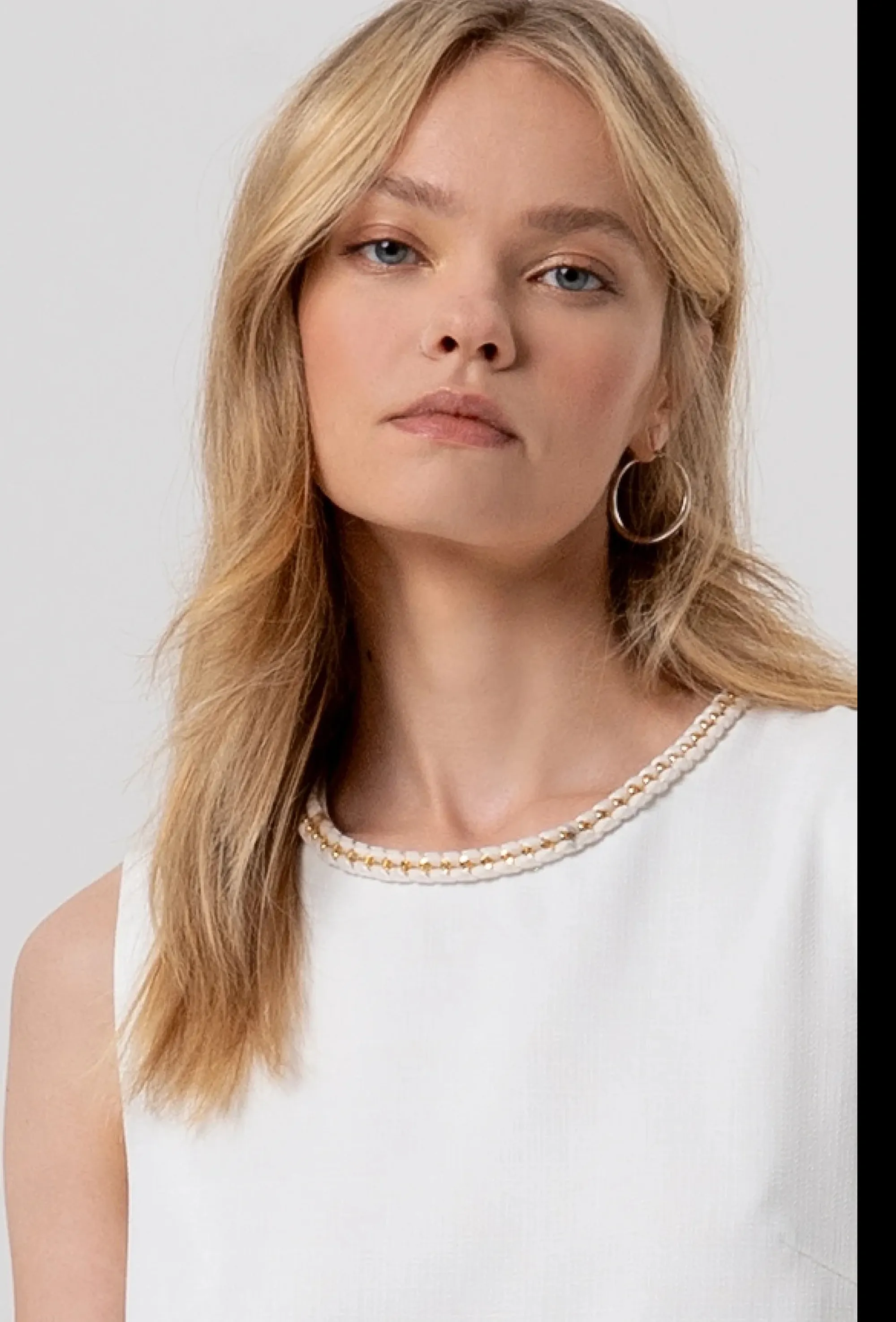 Fracomina Abito A Tubino Crema Fr26Sd1024W43901 173746