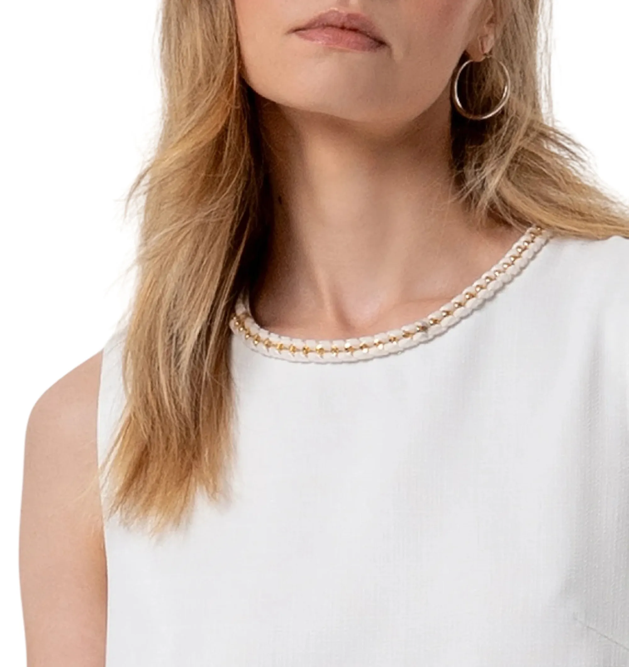 Fracomina B'Sheath Dress' Cream Fr26Sd1024W43901 176858