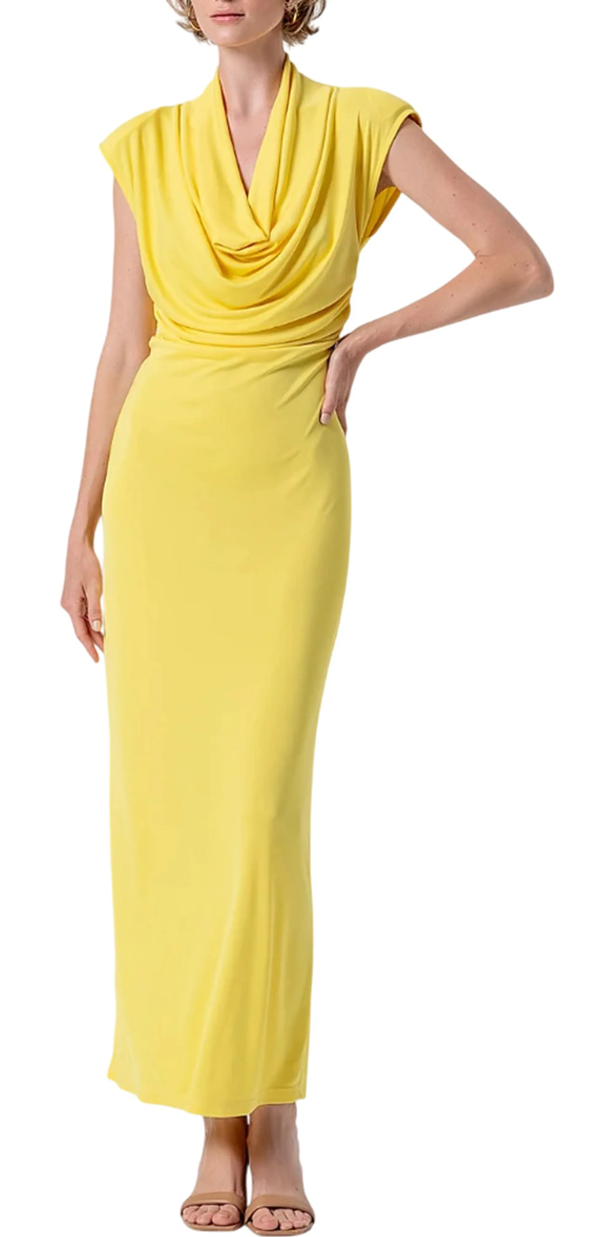 Fracomina B'Long Dress' Yellow Fs26Sd3003W62601 176756
