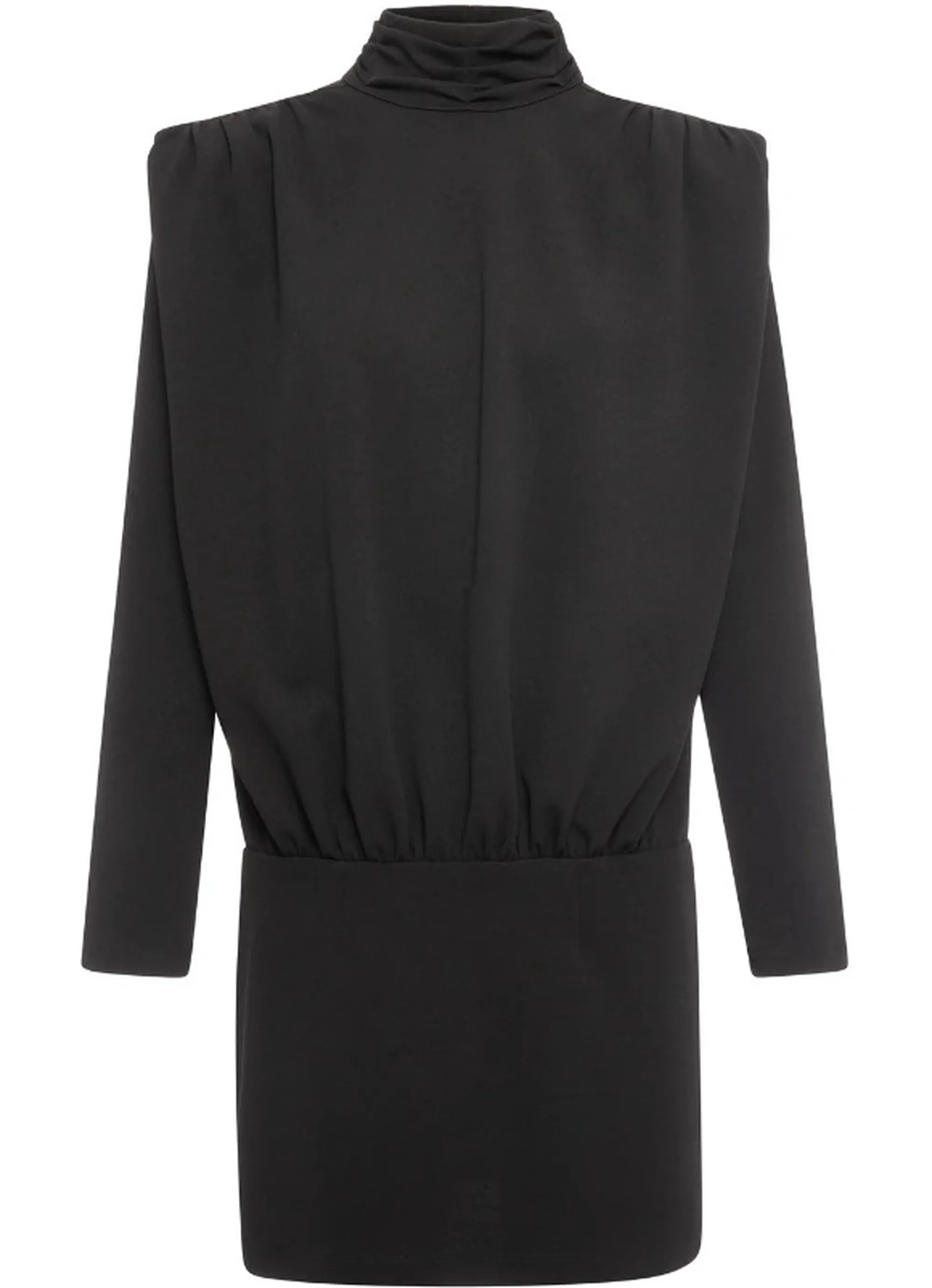 Fracomina B'Mini Long Sleeved Dress' Black Fr26Wd1012J47501 192849