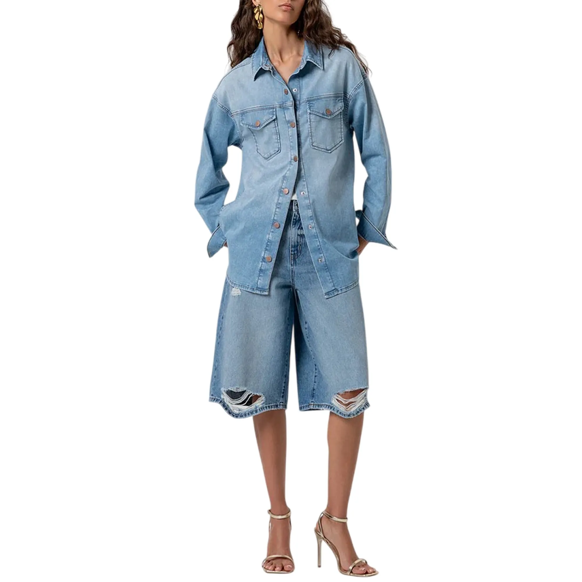 Fracomina B'Bermuda' Denim Fp26Sv6019D471O1 176875