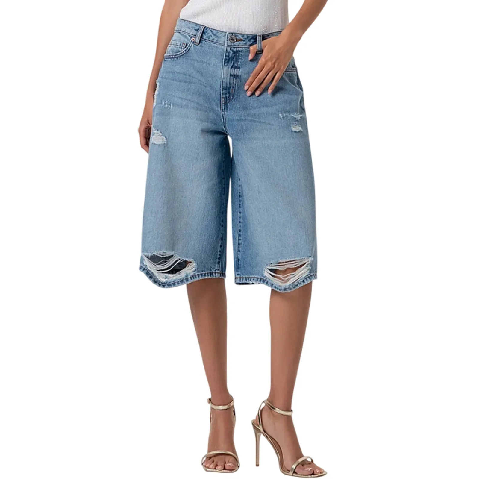Fracomina Bermuda Denim Fp26Sv6019D471O1 176877