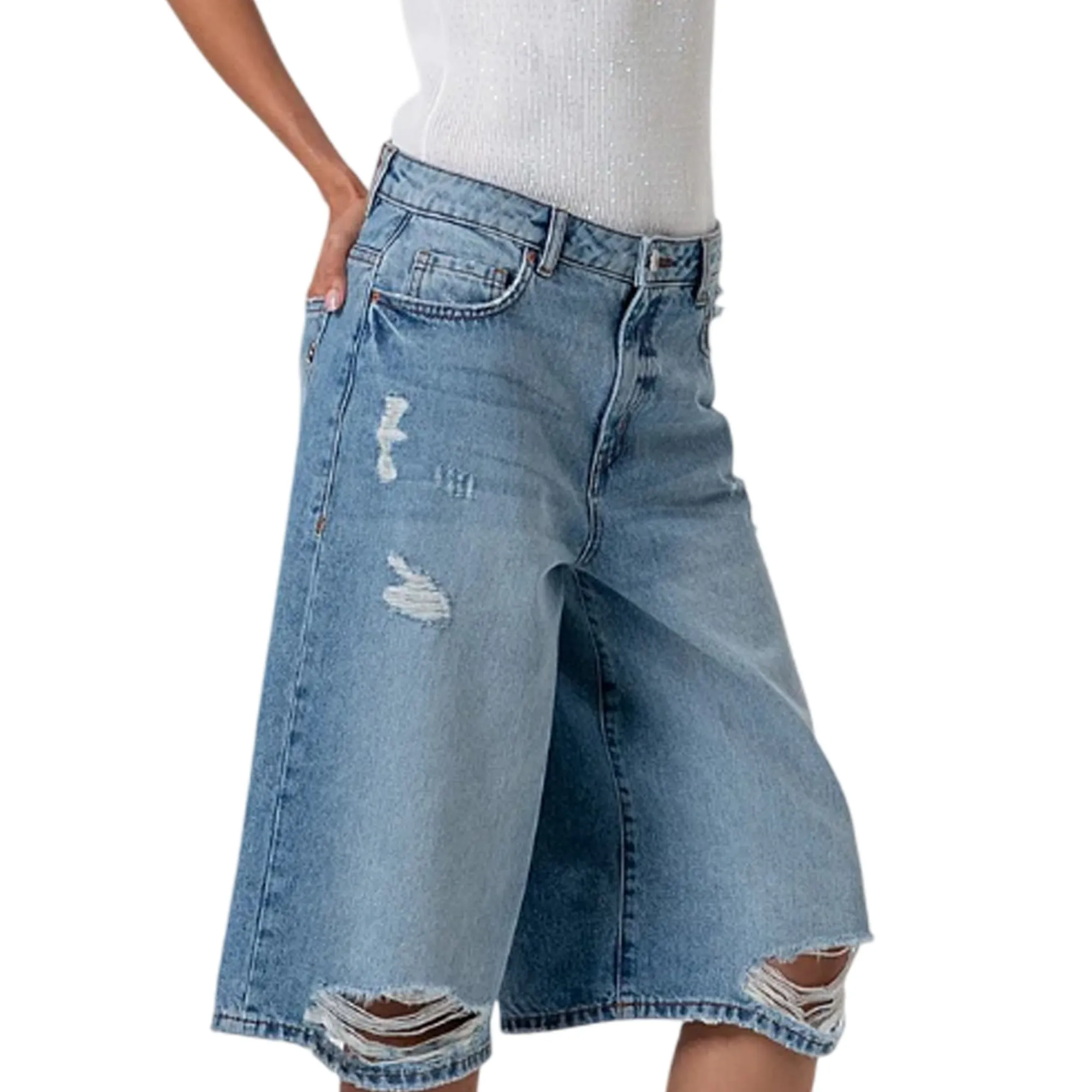 Fracomina B'Bermuda' Denim Fp26Sv6019D471O1 176878