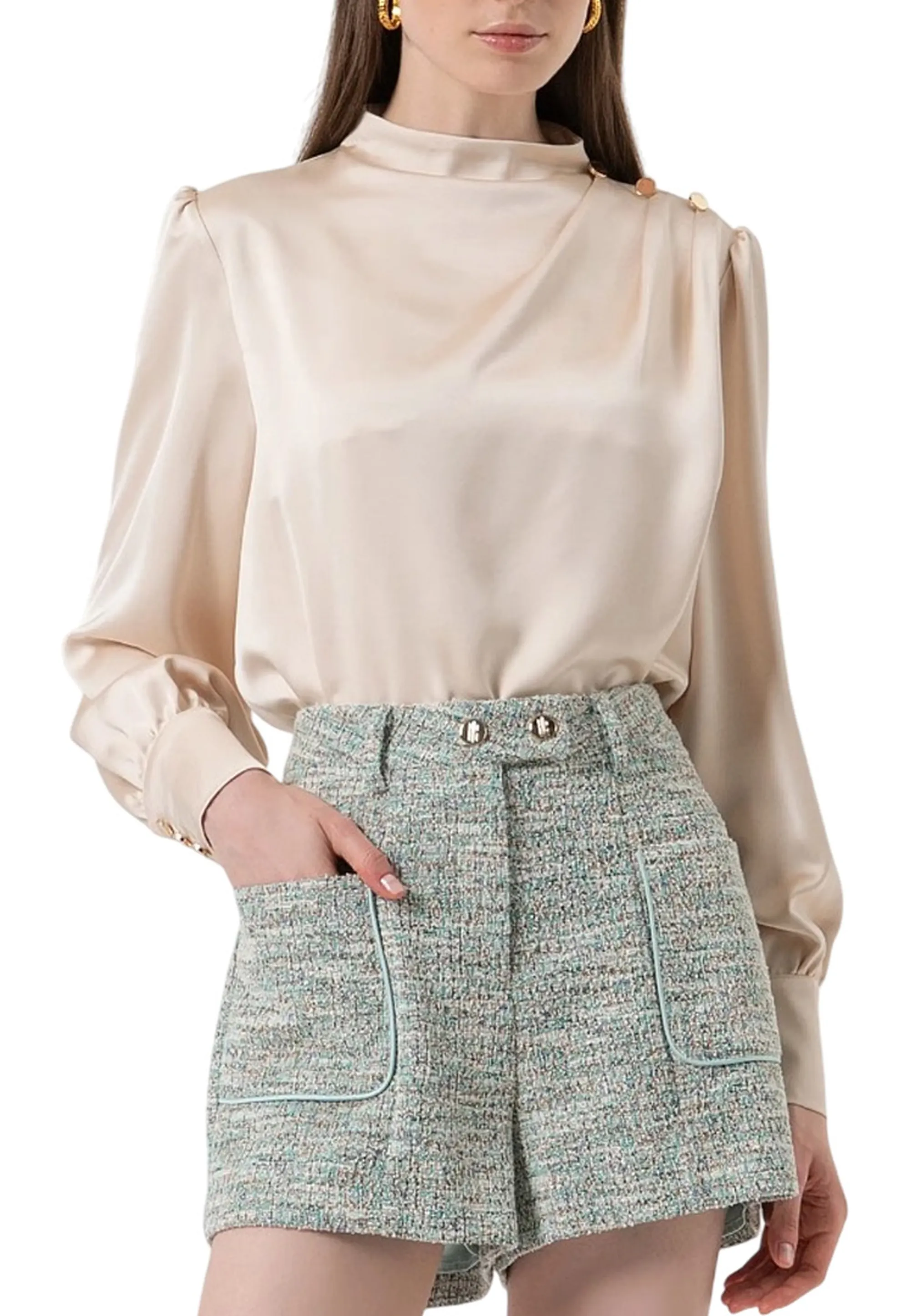 Fracomina Blusa Vanilla Fr25Wt1020W41101 163587