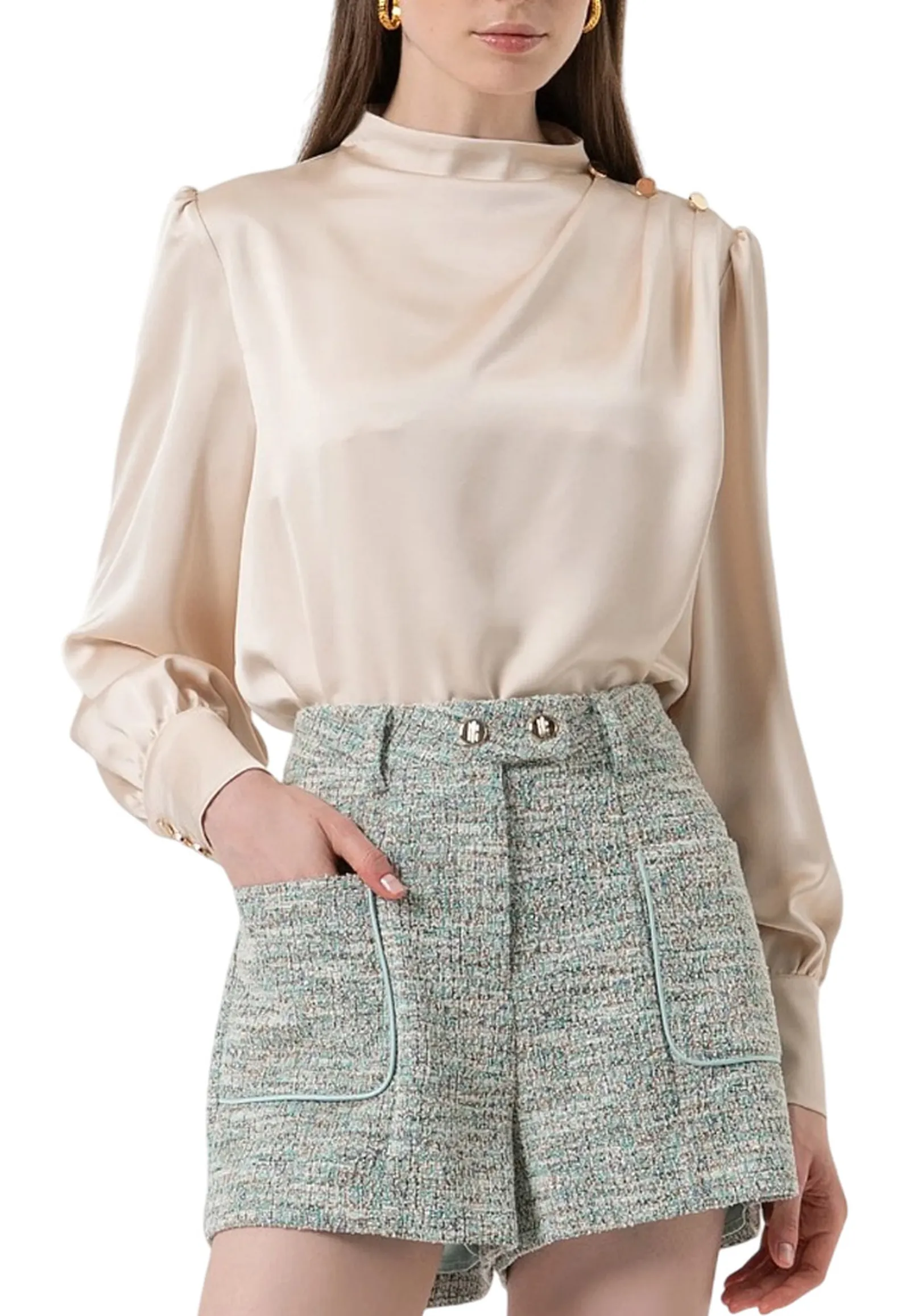 Fracomina Blusa Vanilla Fr25Wt1020W41101 163587