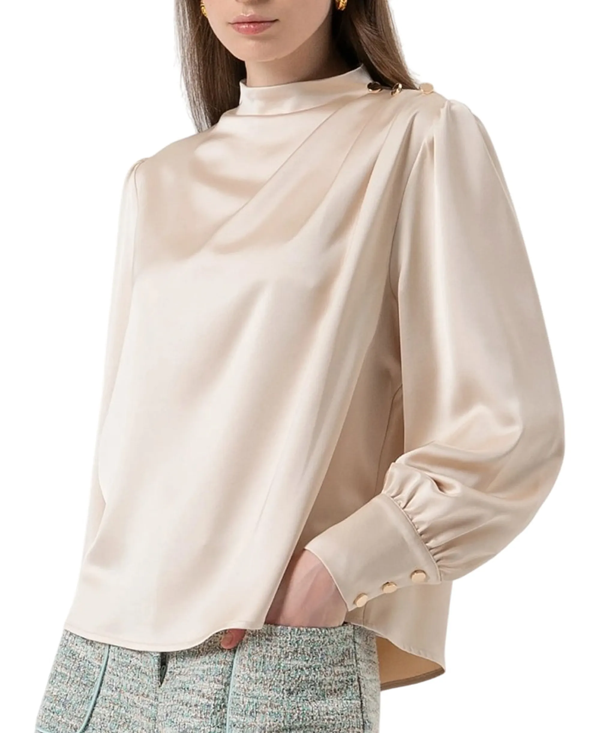 Fracomina Blusa Vanilla Fr25Wt1020W41101 163589