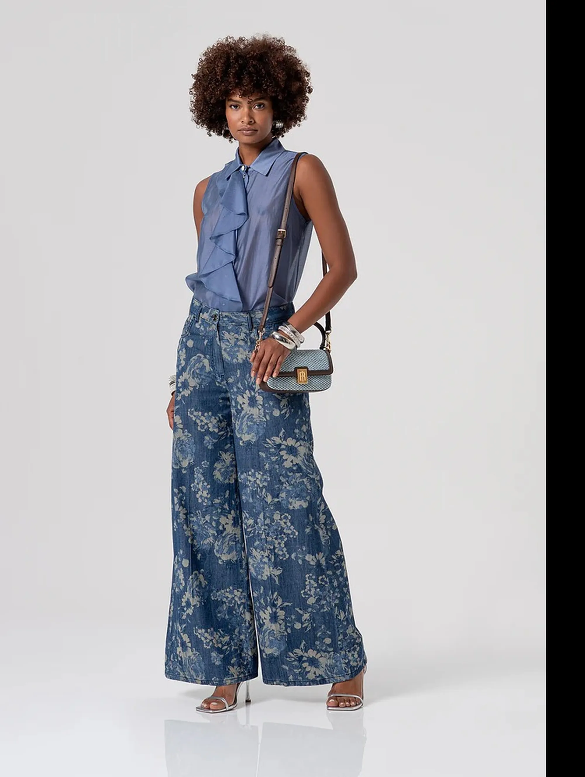 Fracomina B'Tencel Shirt' Sugar Paper Fs26St6017W83401 173880