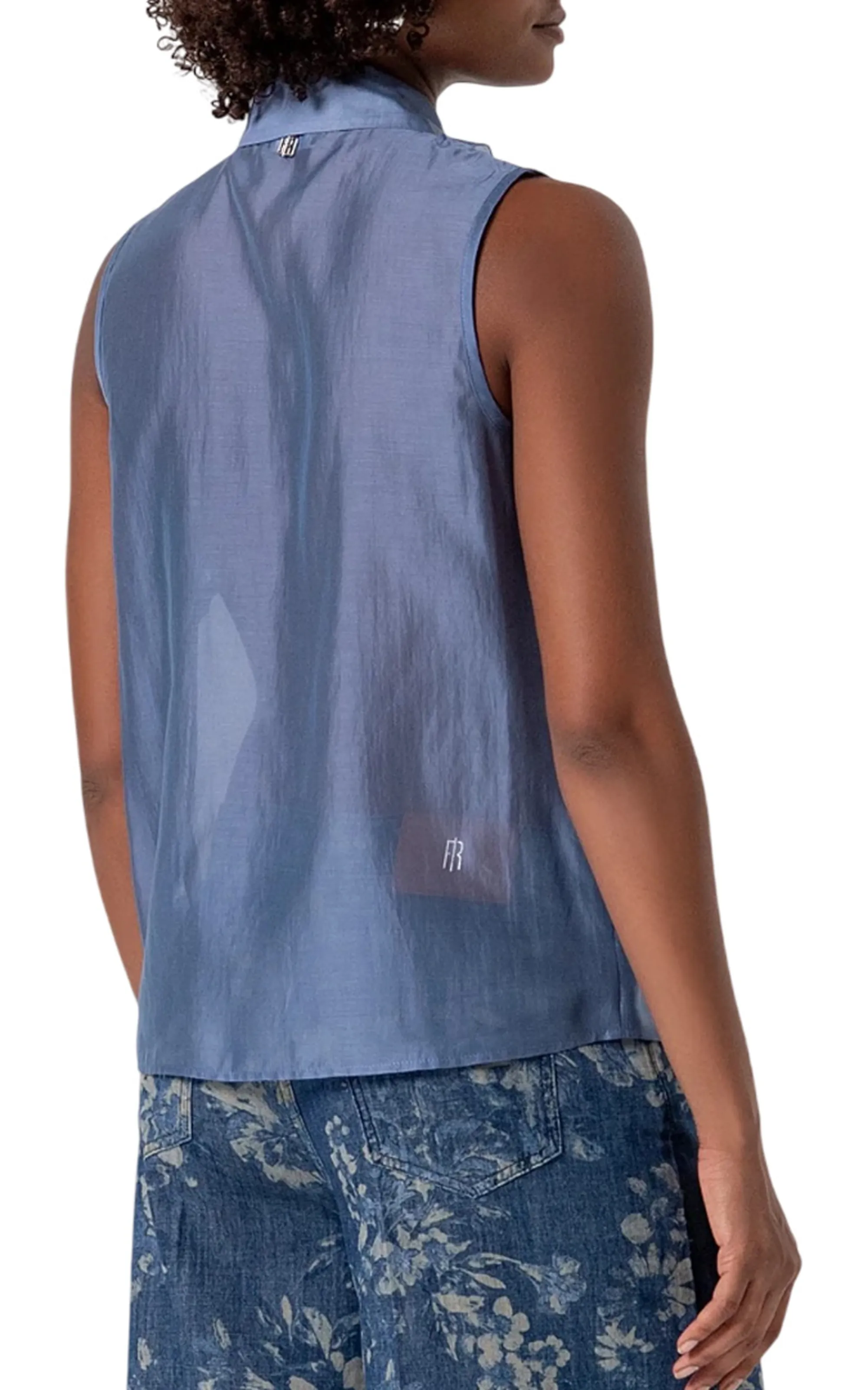 Fracomina B'Tencel Shirt' Sugar Paper Fs26St6017W83401 176734