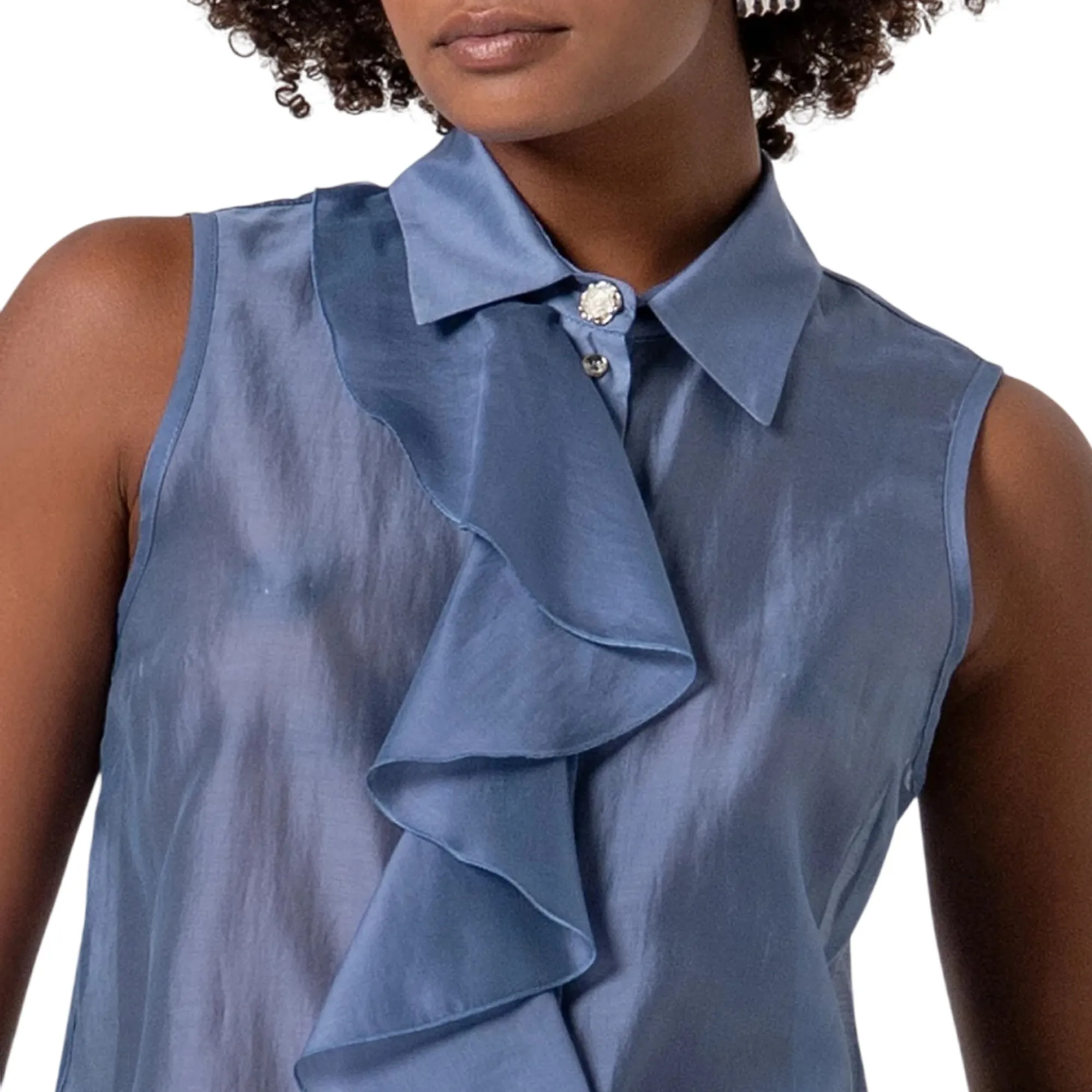 Fracomina B'Tencel Shirt' Sugar Paper Fs26St6017W83401 176736