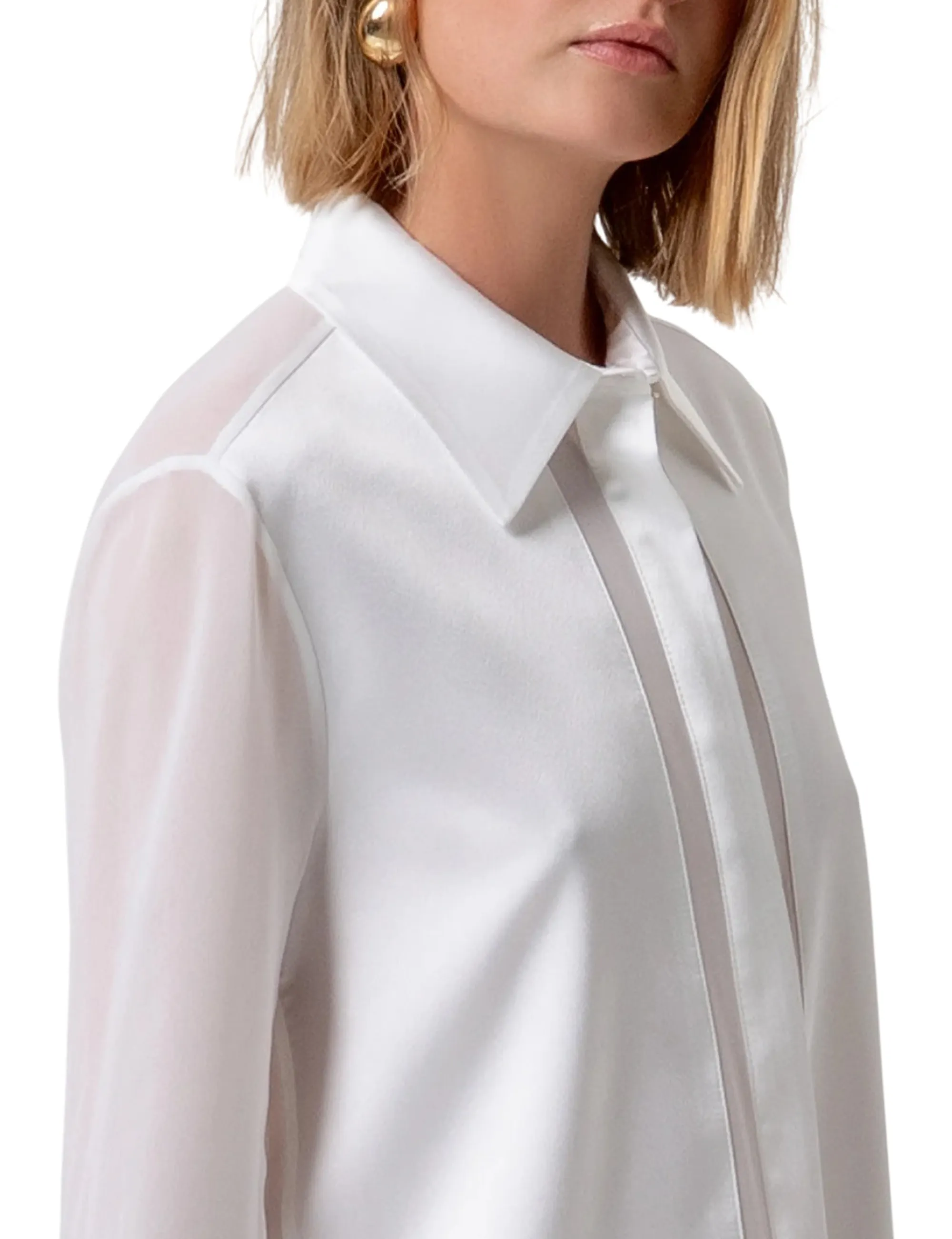 Fracomina B'Regular Shirt' Cream Fy26St6041W41201 176714