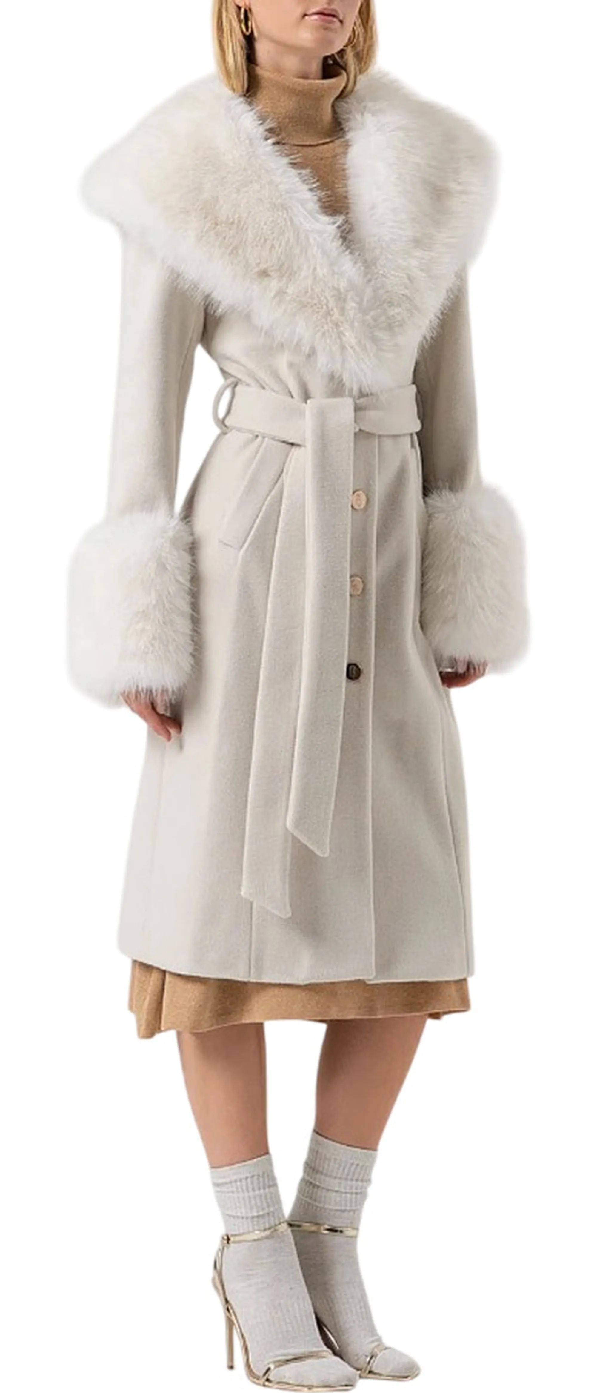 Fracomina Cappotto Vanilla Fr25Wc1019W80801 165422