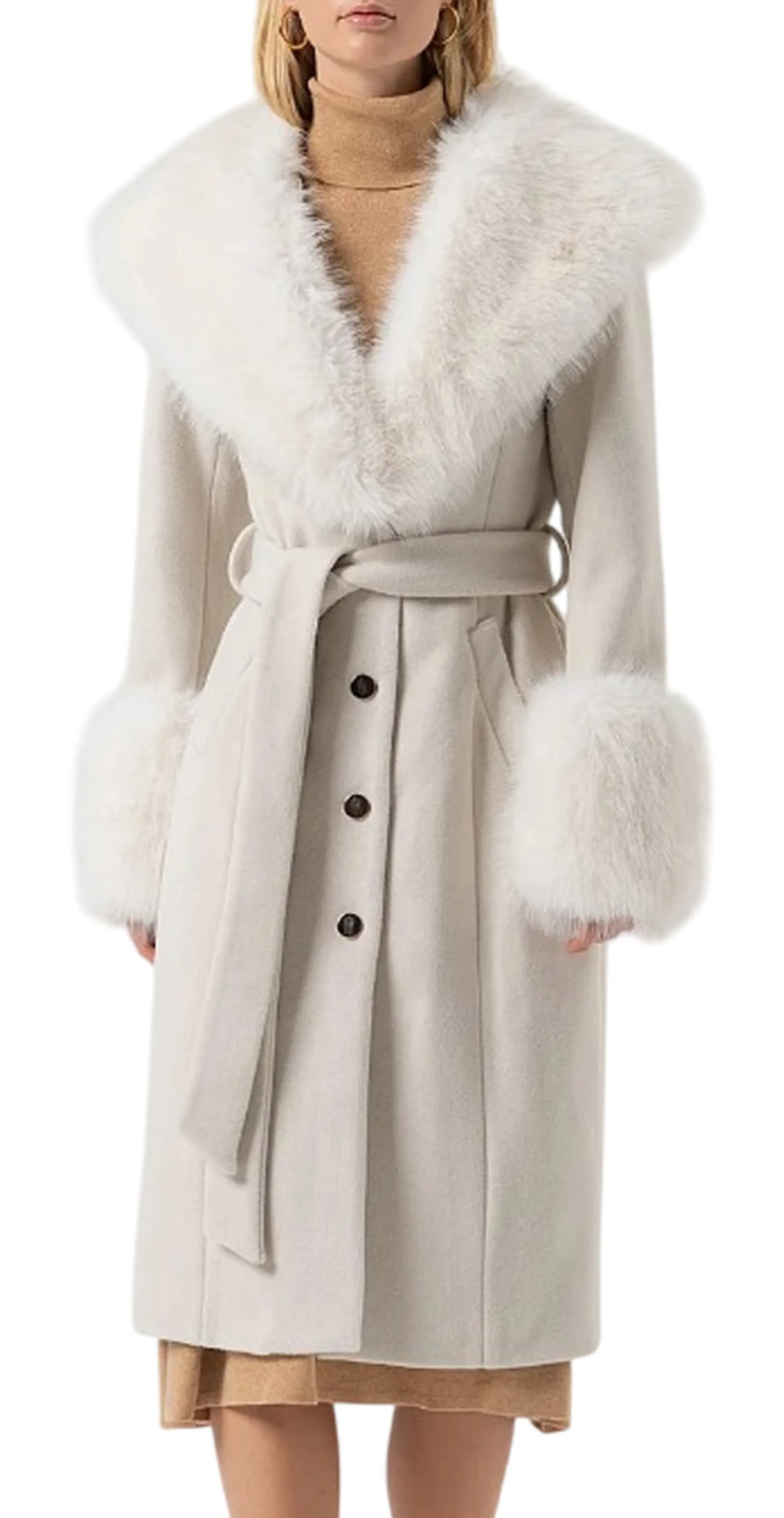 Fracomina Cappotto Vanilla Fr25Wc1019W80801 165423