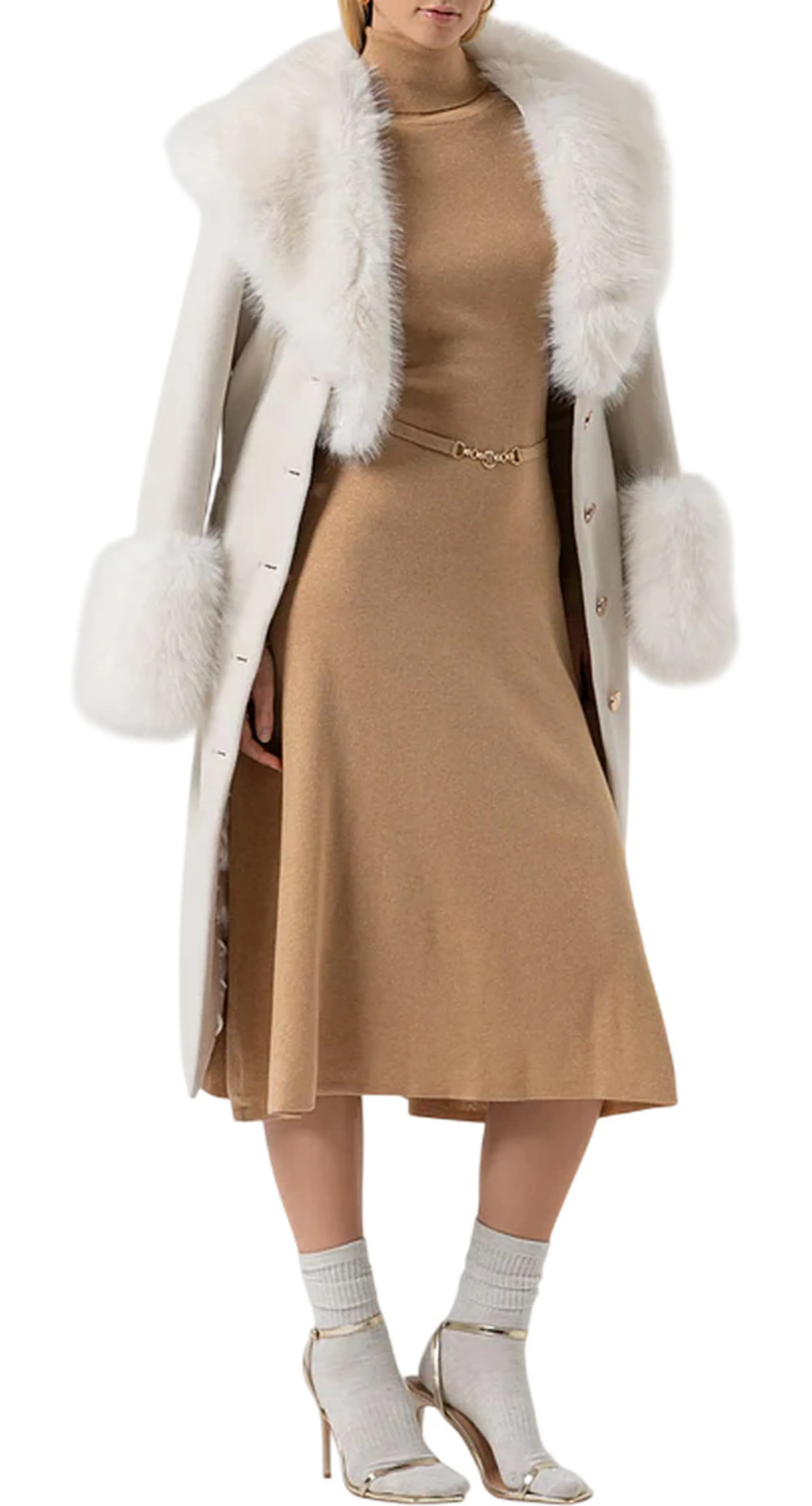 Fracomina Cappotto Vanilla Fr25Wc1019W80801 165424