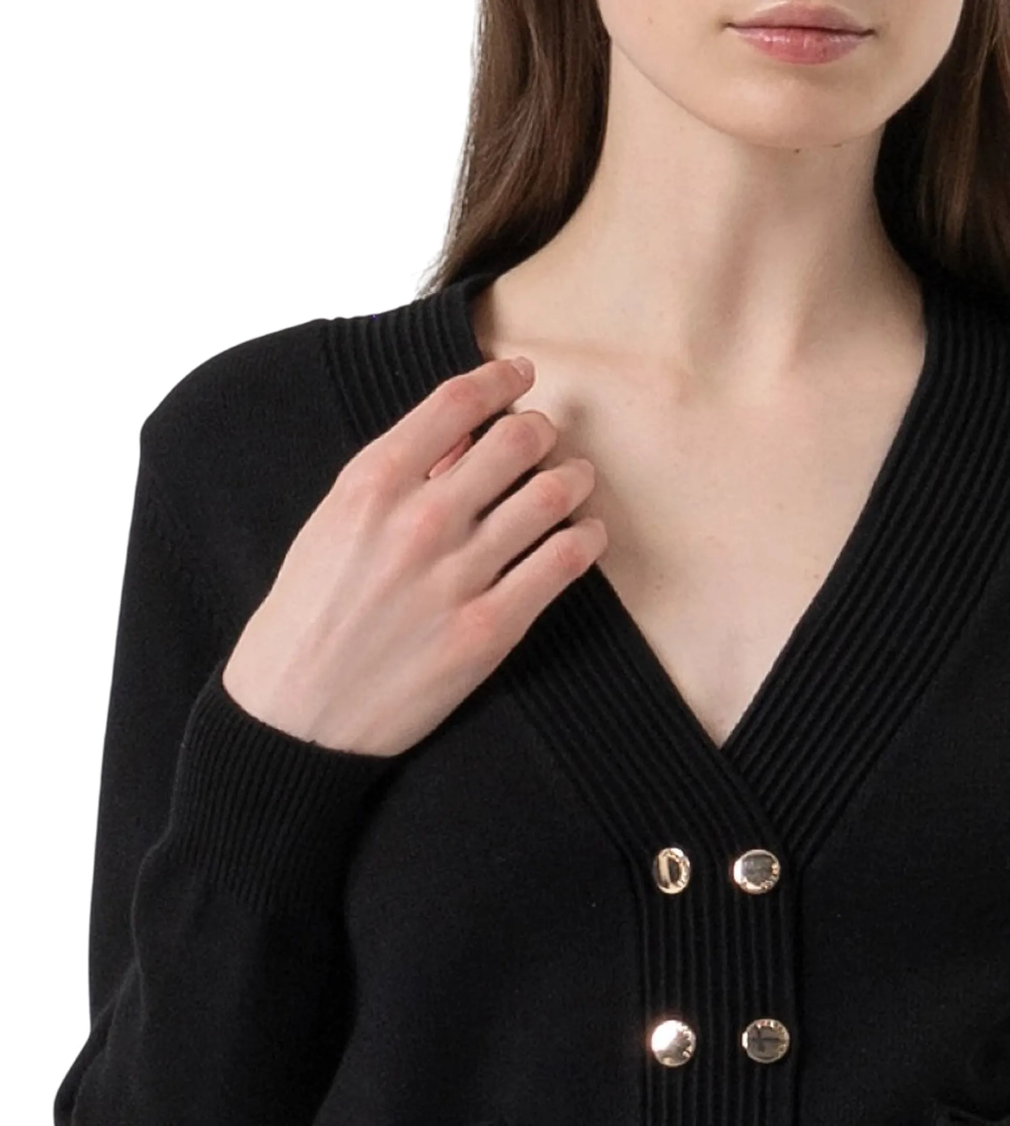 Fracomina B'Cardigan ' Black Fr25Wt8010K55601 164832