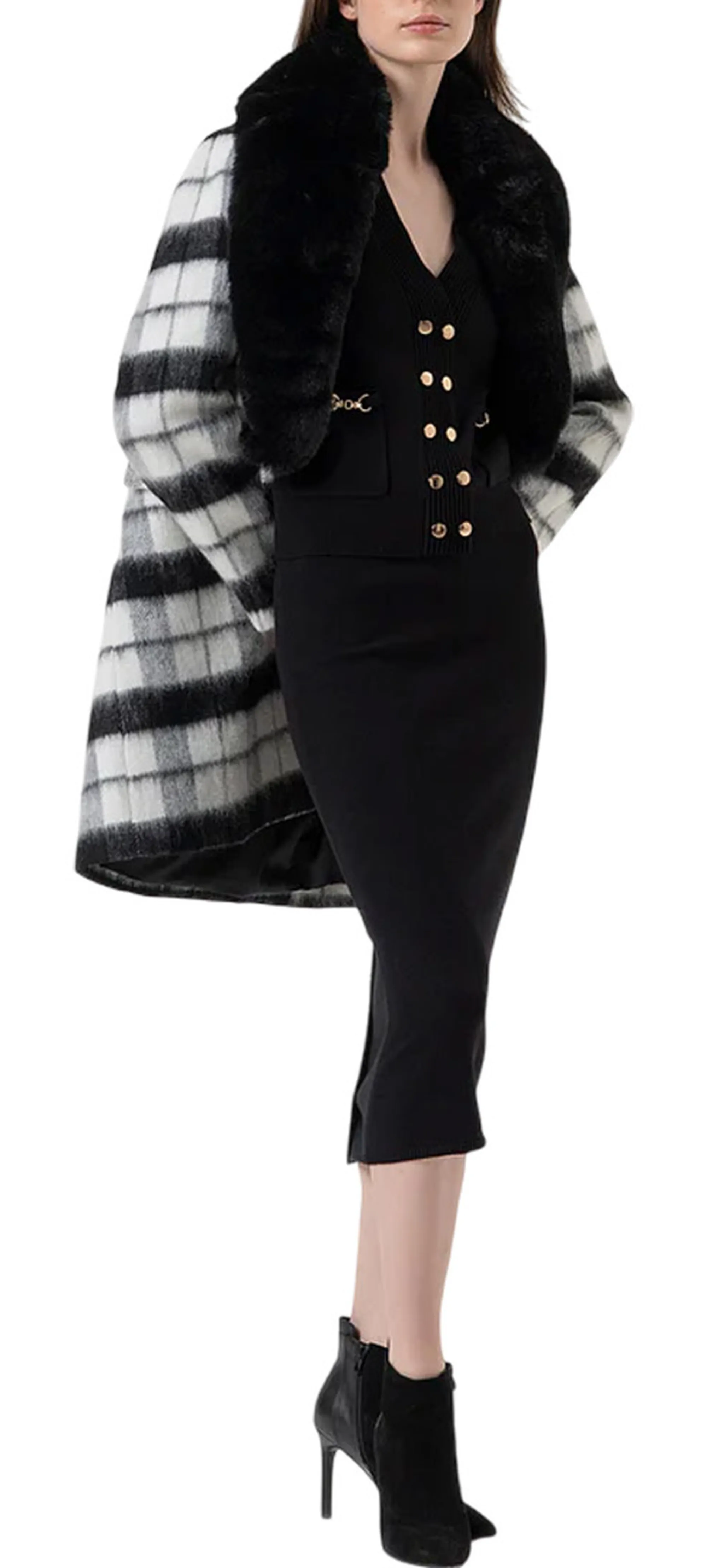 Fracomina B'Cardigan ' Black Fr25Wt8010K55601 164835