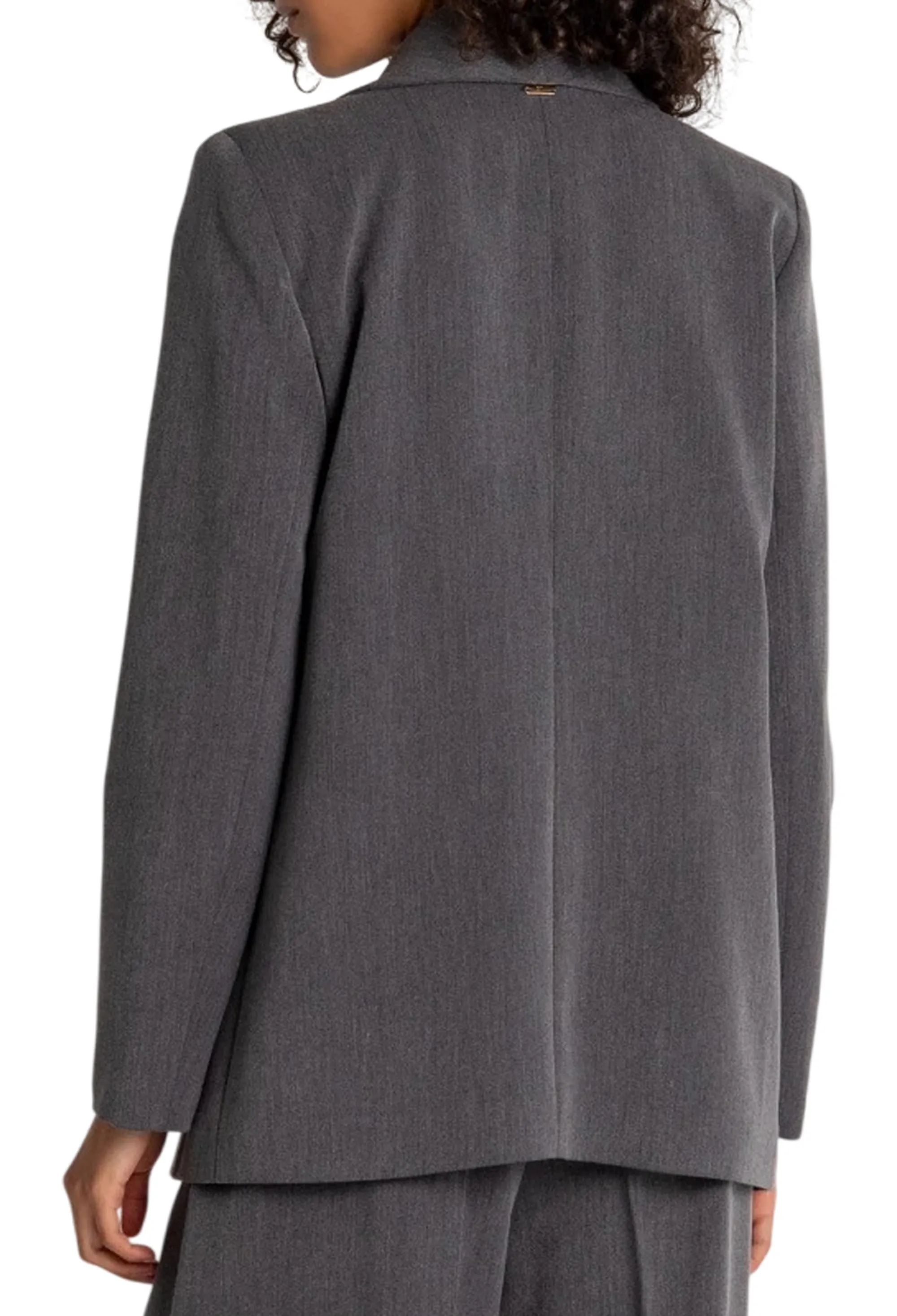 Fracomina B'Regular Open Blazer Jacket' Grey Fy26Wj3016W76101 193096