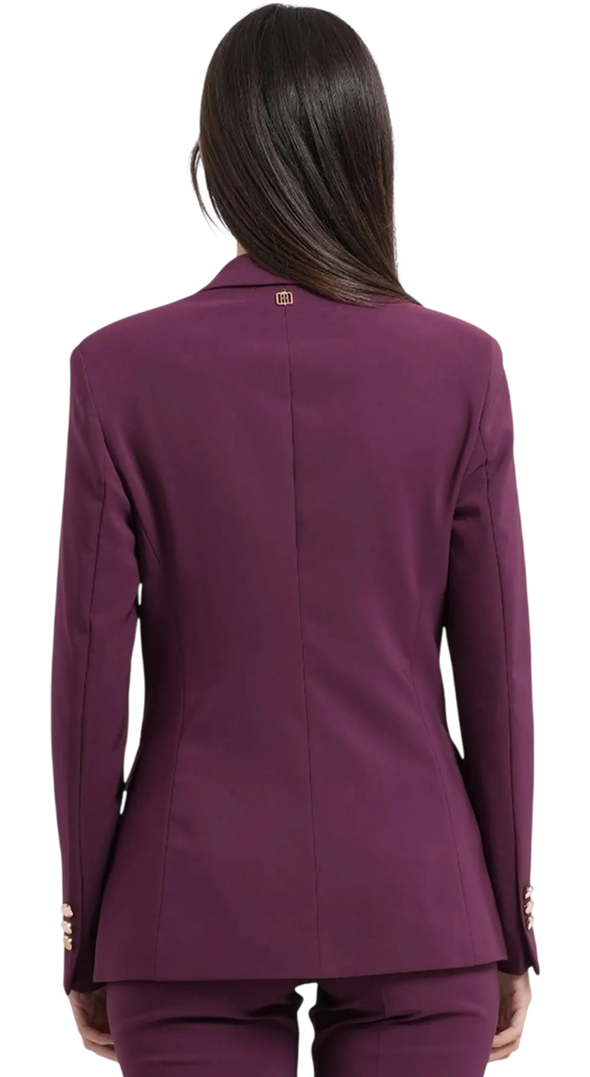 Fracomina B'Regular Single Breasted Blazer Jacket' Wine Fr26Wj3030W42901 193079