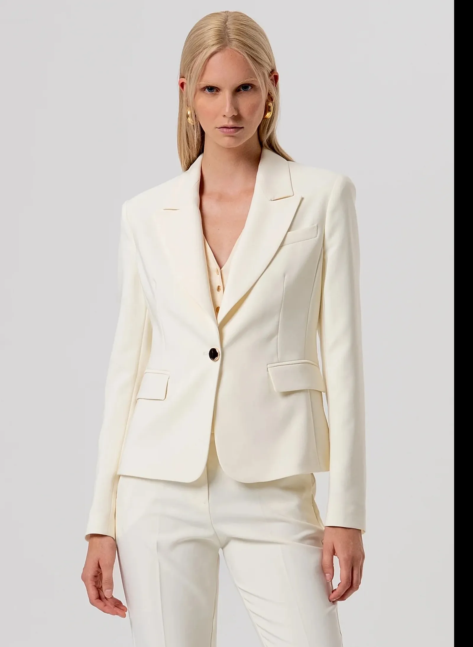 Fracomina Giacca Monopetto Burro Fr26Sj1001W42901 173862