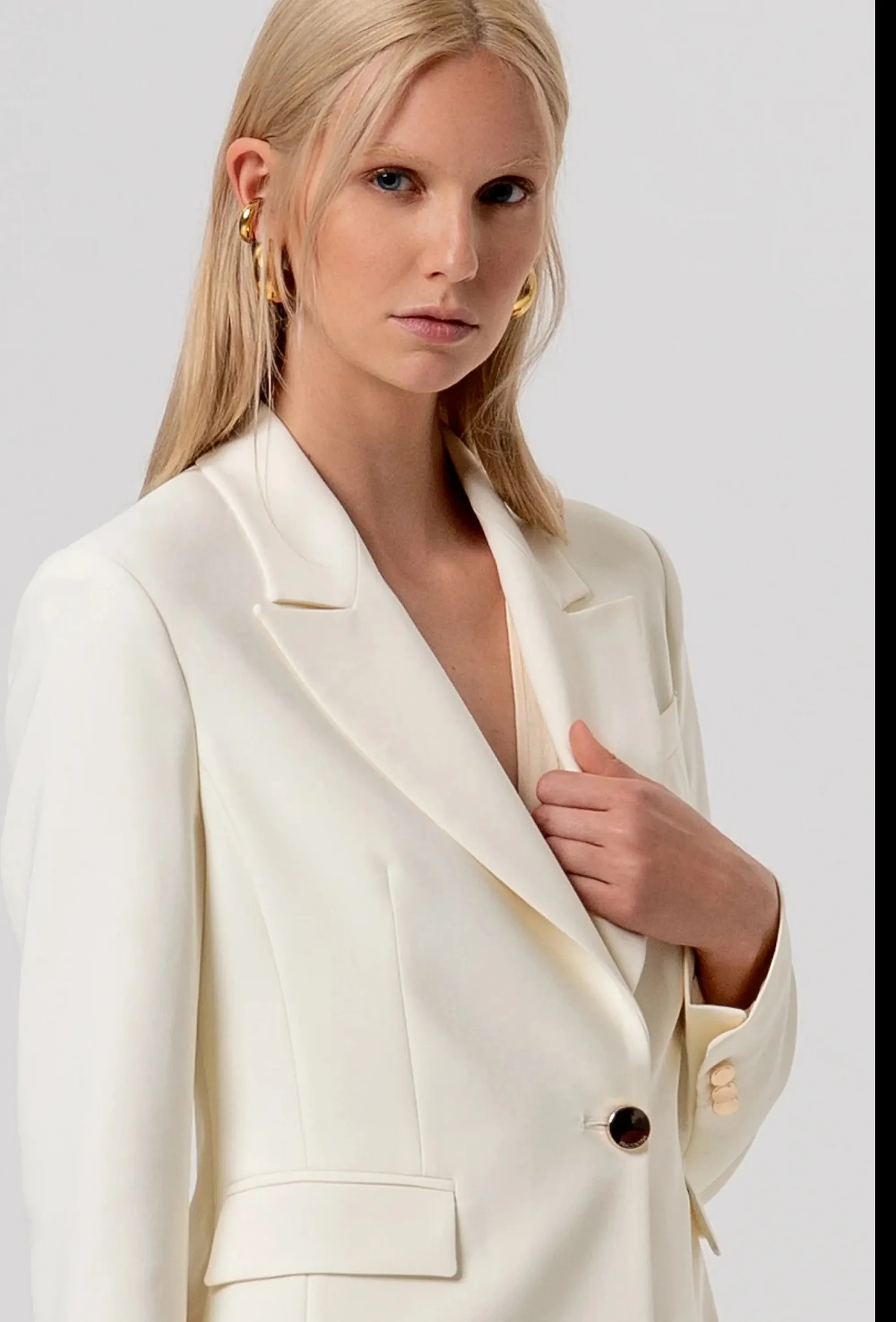 Fracomina Giacca Monopetto Burro Fr26Sj1001W42901 173864