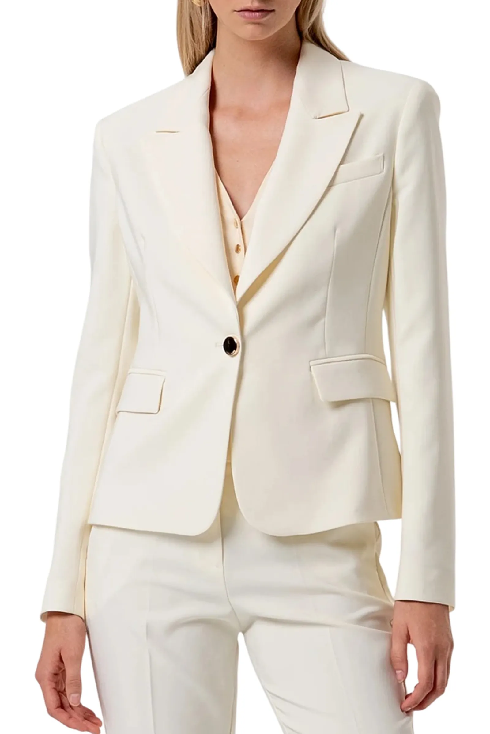 Fracomina Giacca Monopetto Burro Fr26Sj1001W42901 176852