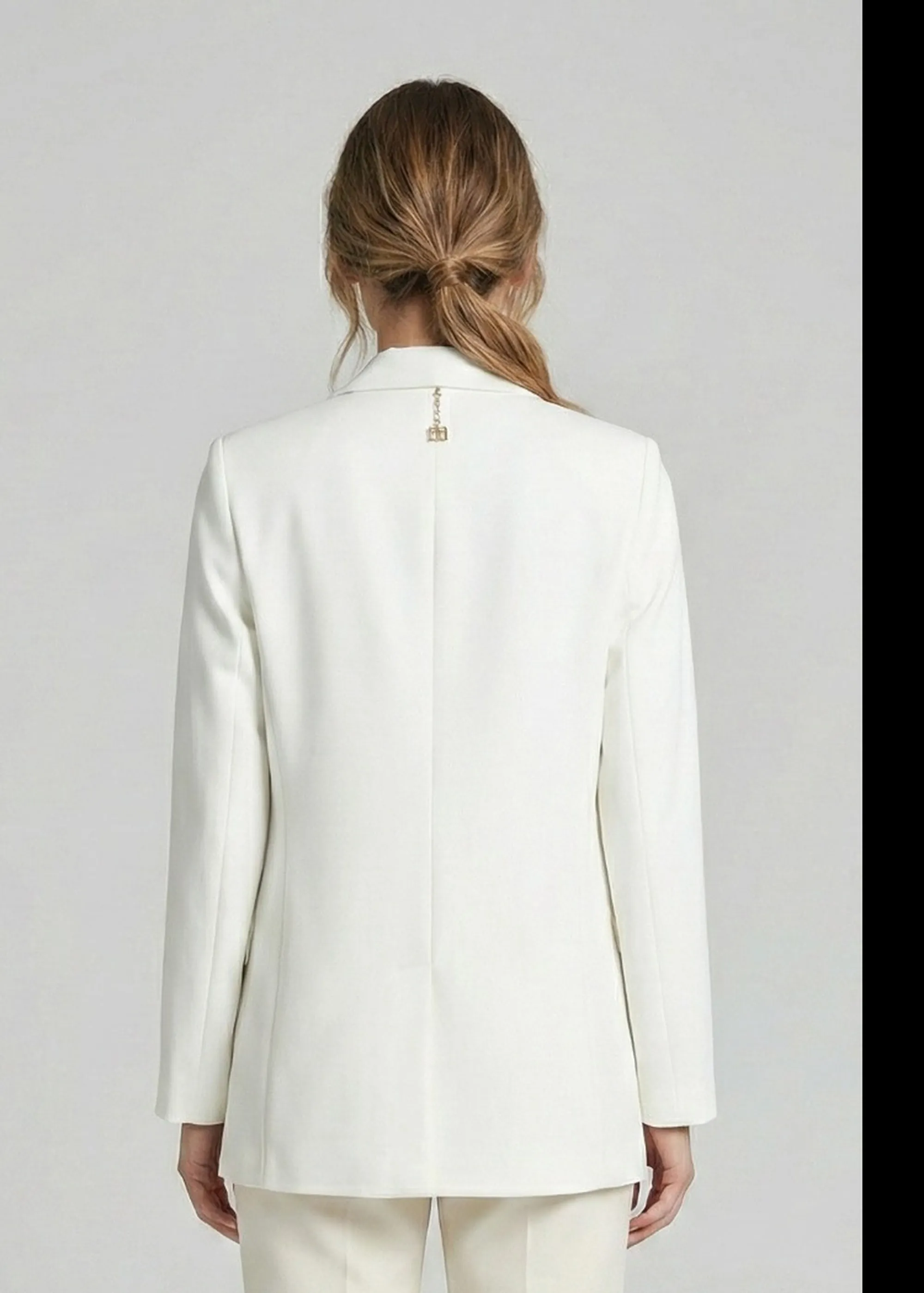 Fracomina Giacca Oversize Monopetto Bianco Fq26Sj3007W42901 173984