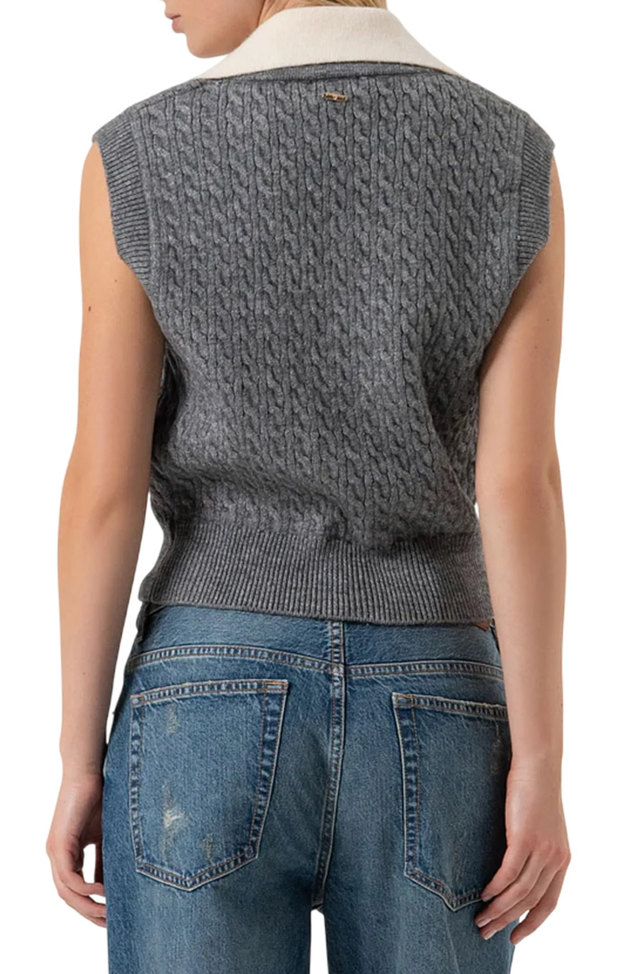 Fracomina Gilet Grigio Fr25Wj5011K55401 163962