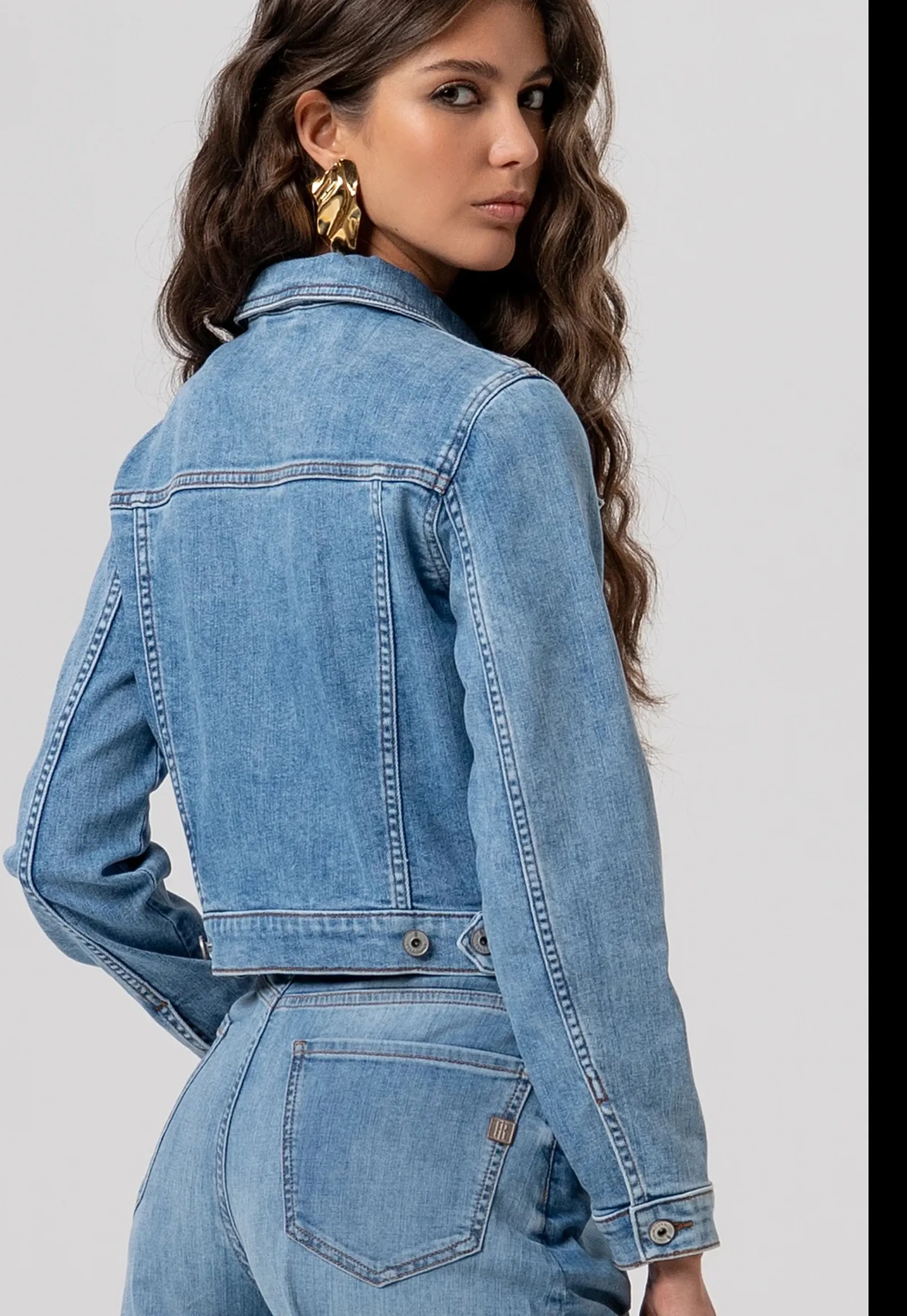 Fracomina Giubbino In Denim Denim Fp26Sj4001D45003 173788