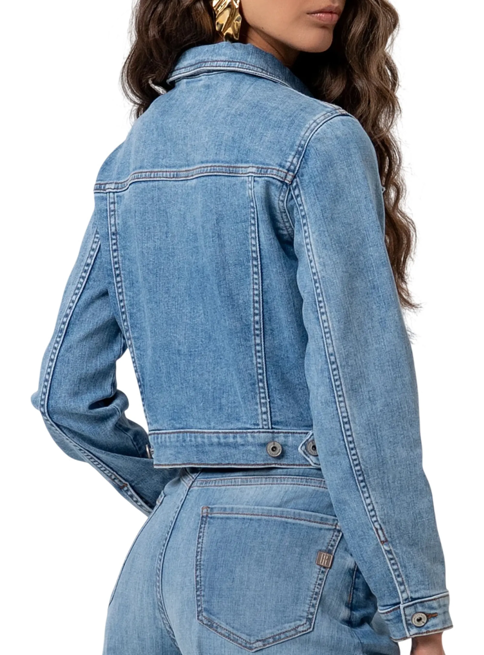 Fracomina Giubbino In Denim Denim Fp26Sj4001D45003 176940