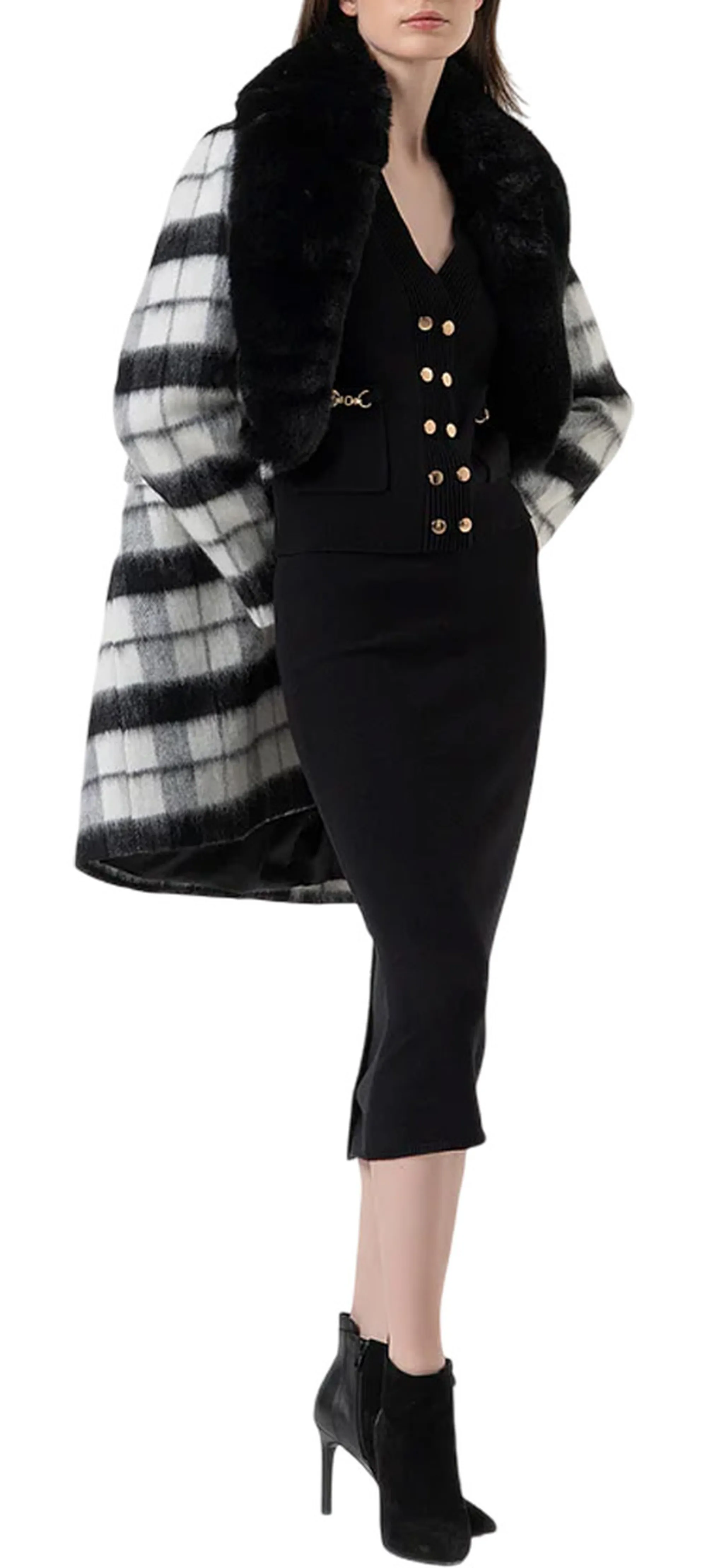 Fracomina Gonna Nero Fr25Wg4004K55601 164947