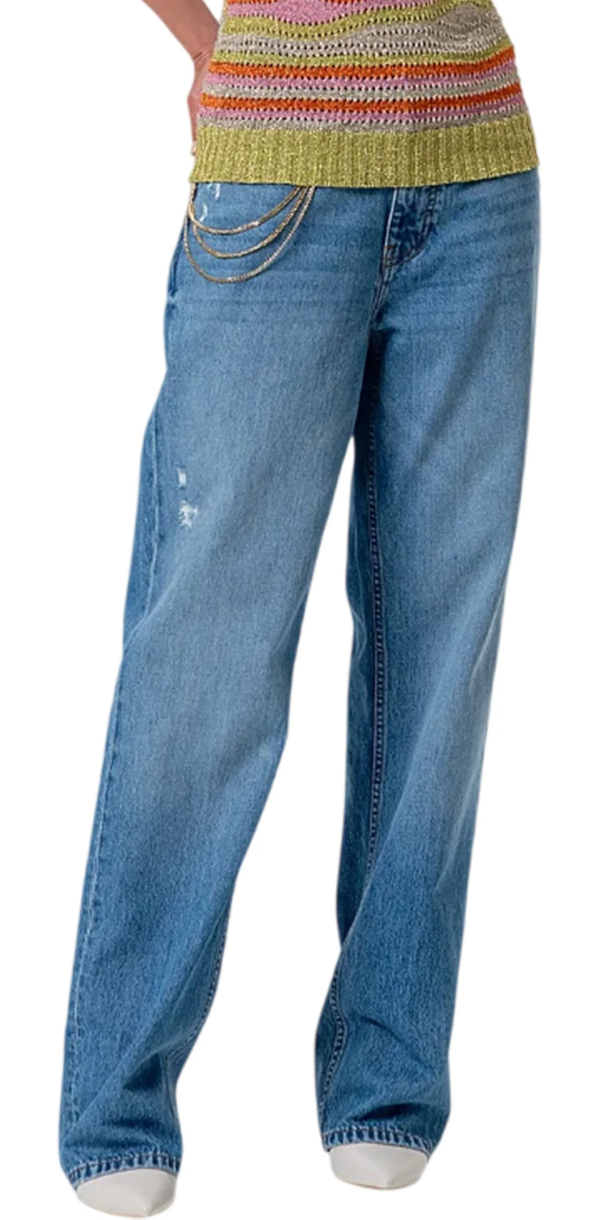 Fracomina B'Long-Leged Jeans' Denim Fr26Sv5007D471O1 176785