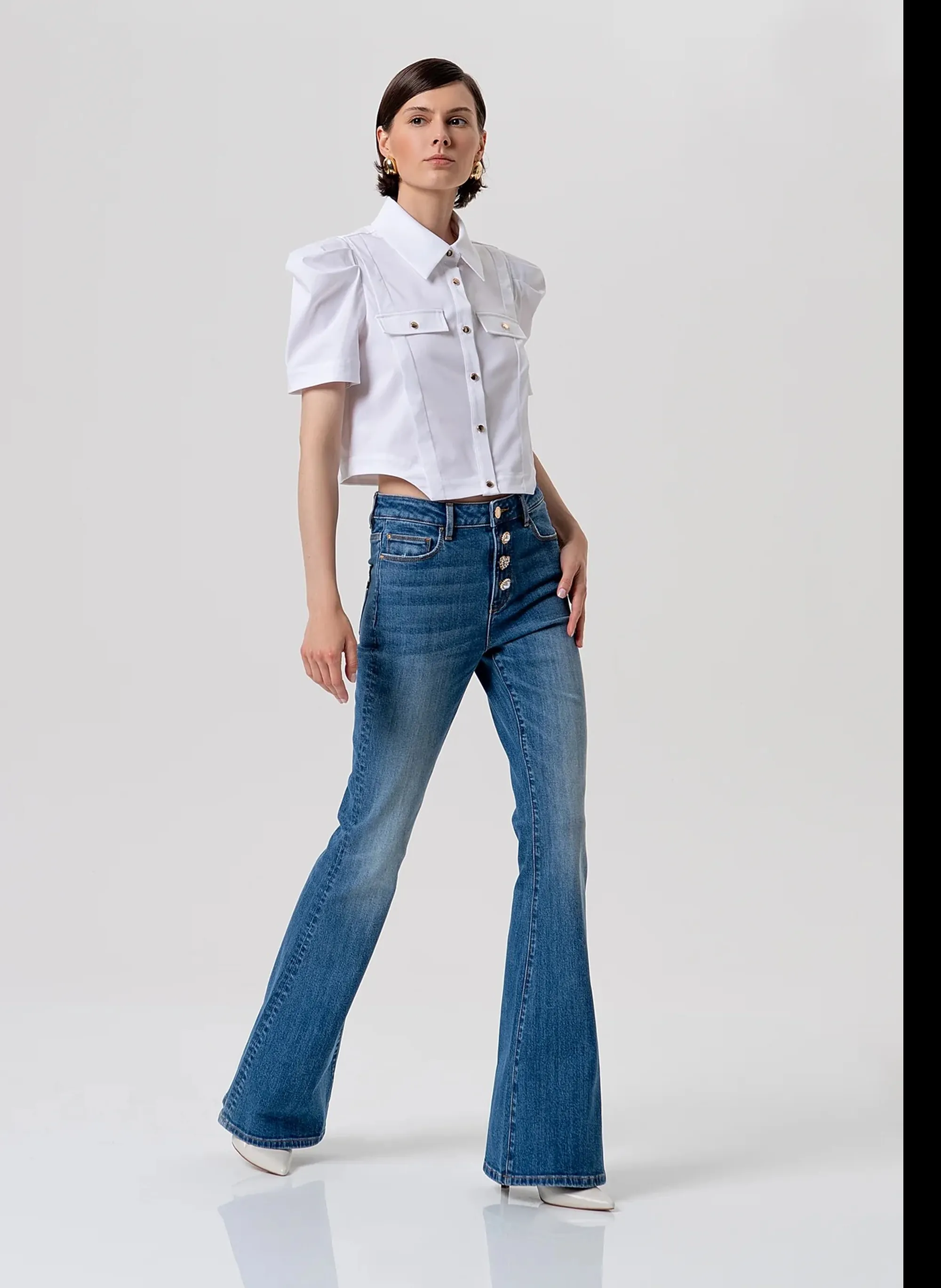 Fracomina Jeans Bootcut Denim Fr26Sva012D40102 173933