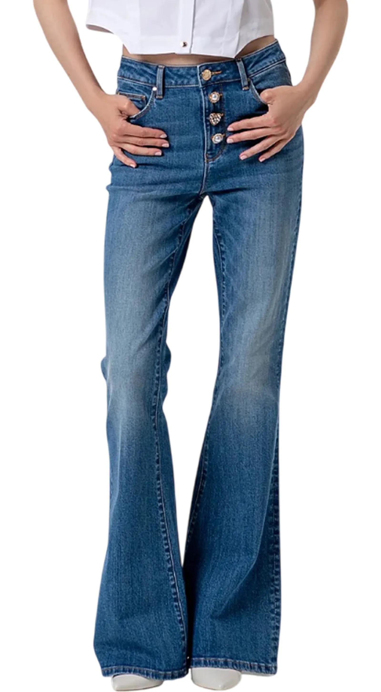 Fracomina Jeans Bootcut Denim Fr26Sva012D40102 176775