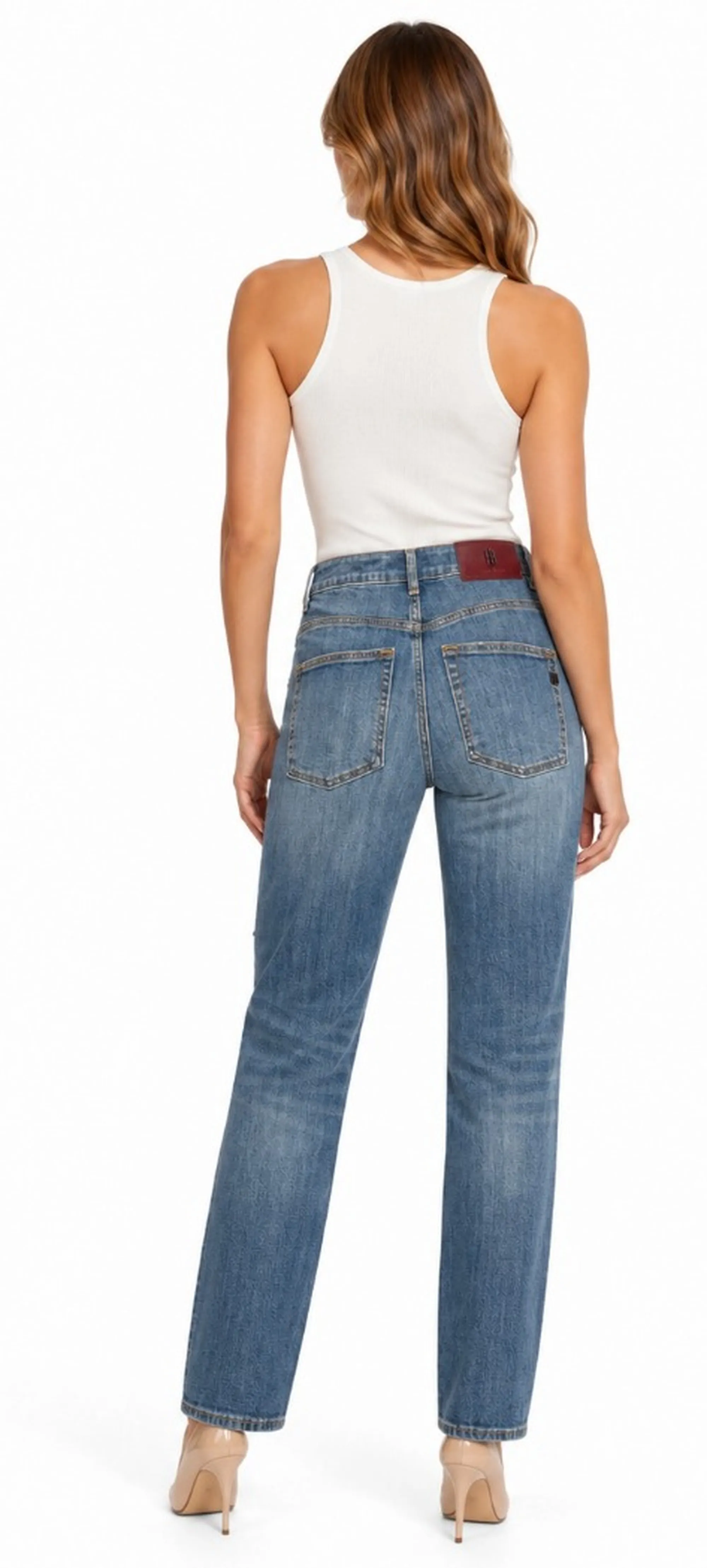 Fracomina Jeans Carrot Mom Fit Denim Chiaro Fr26Wvd005D450P2 192890