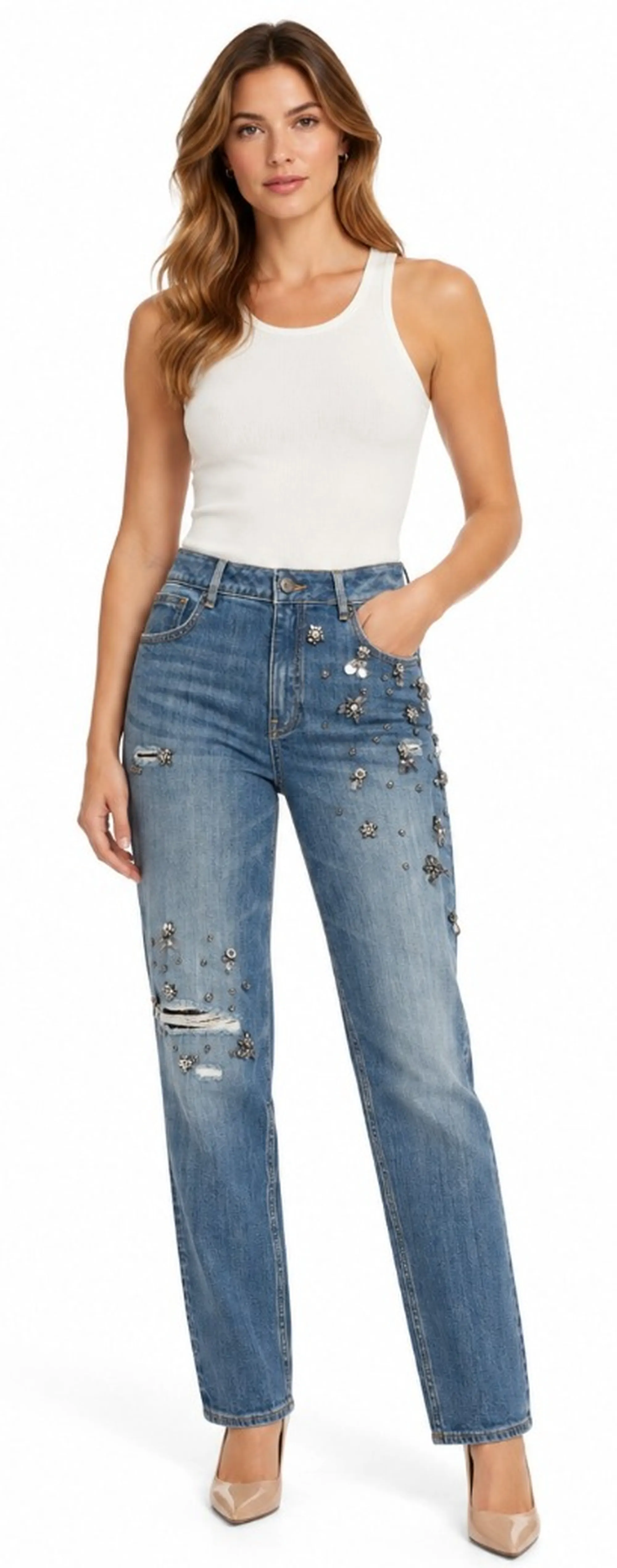 Fracomina Jeans Carrot Mom Fit Denim Chiaro Fr26Wvd005D450P2 192891