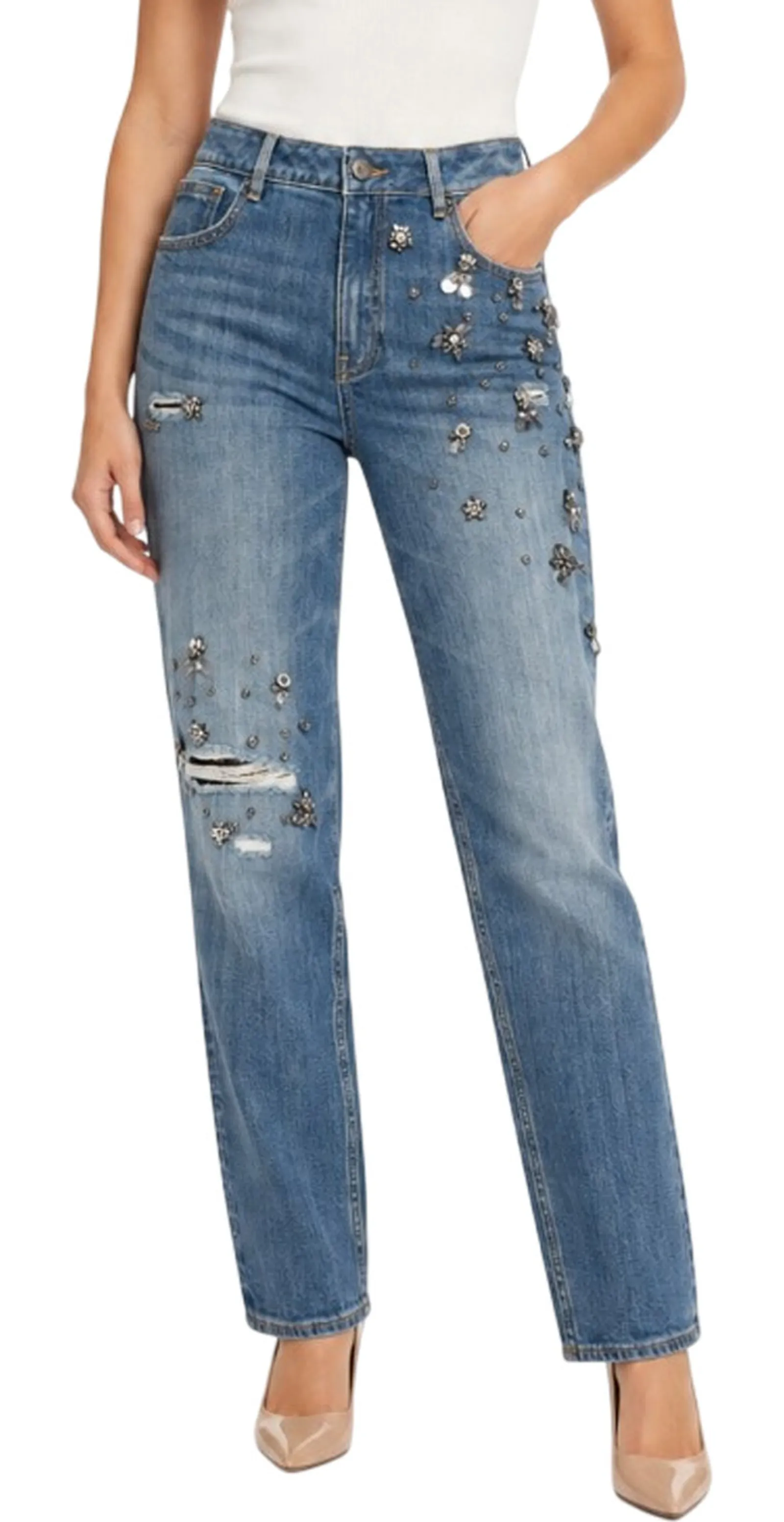 Fracomina Jeans Carrot Mom Fit Denim Chiaro Fr26Wvd005D450P2 195233
