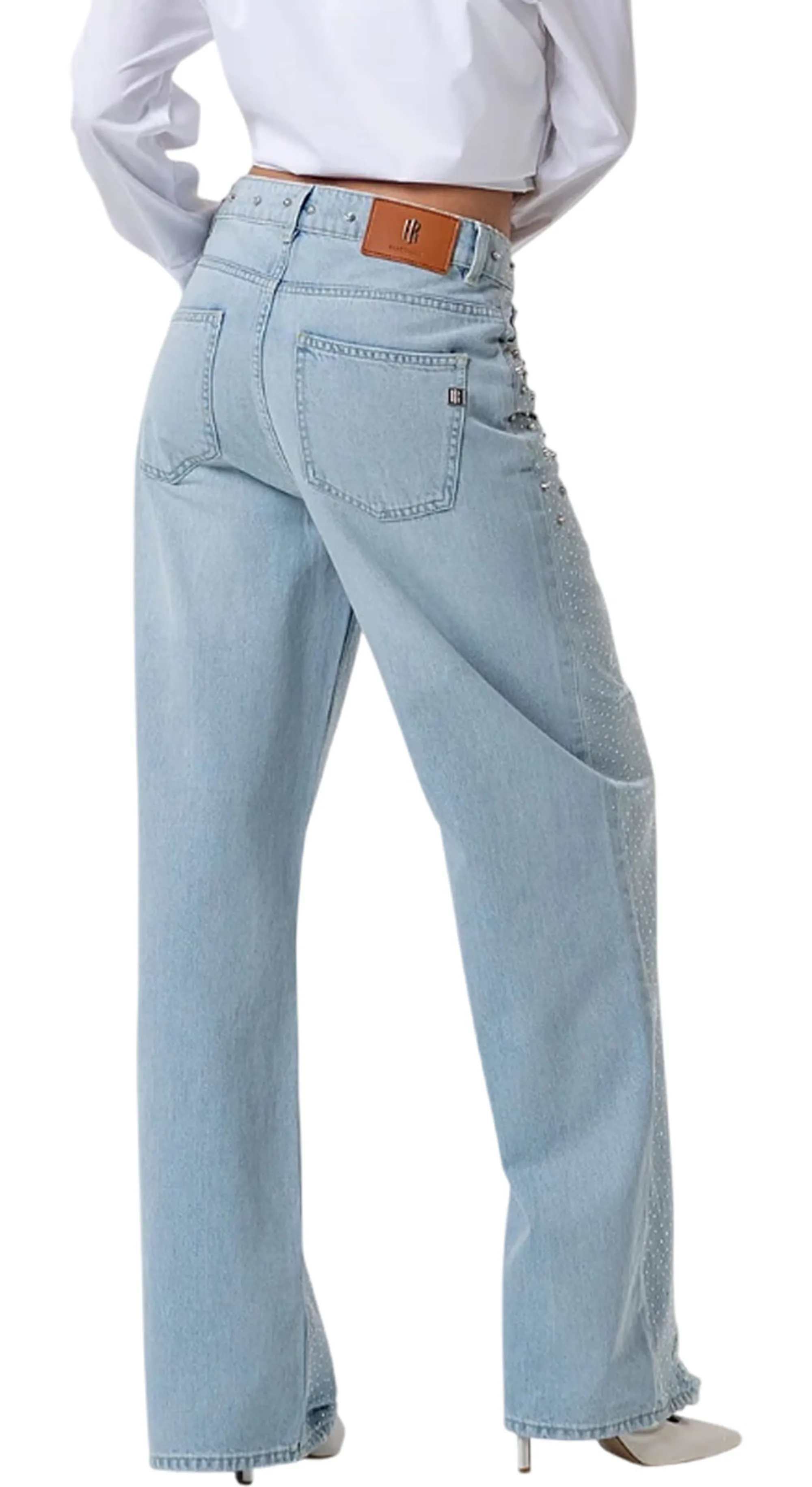 Fracomina B'Jeans Con Strass' Light Denim Fp26Sv2007D40003 176881