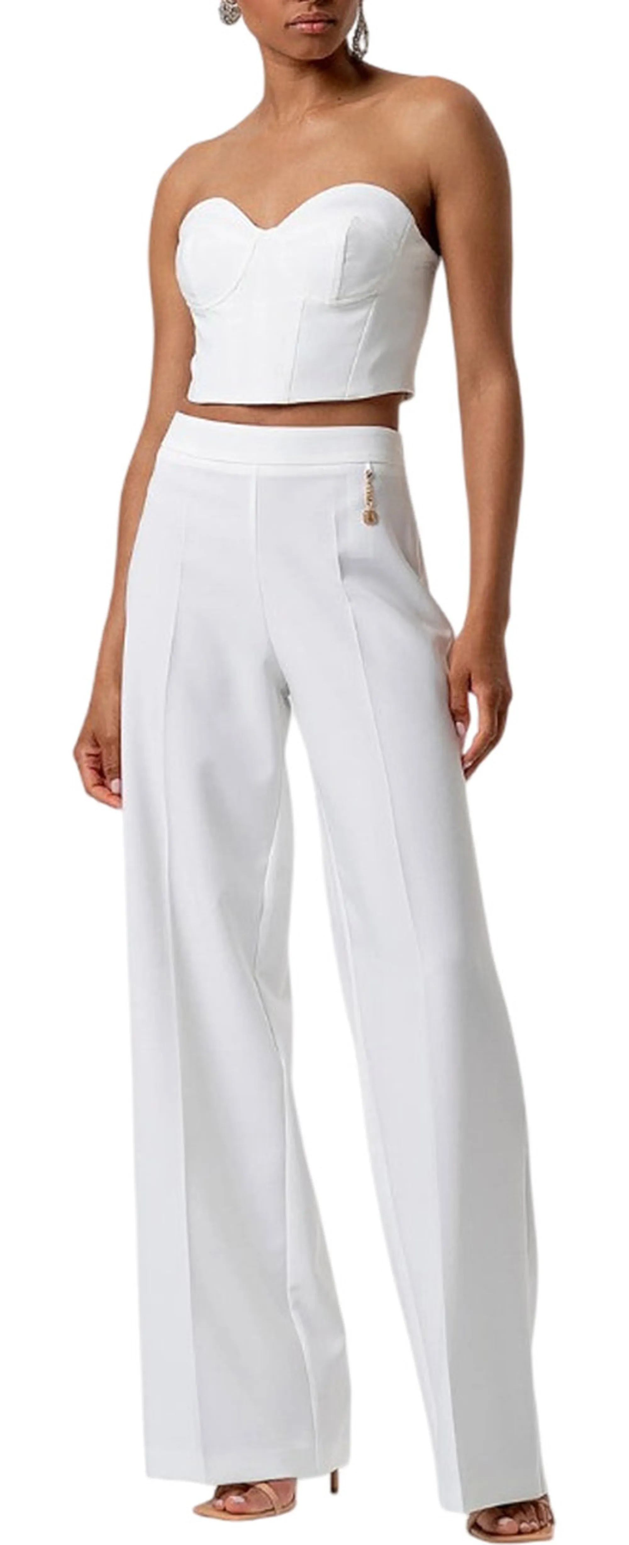 Fracomina B'Trousers ' White Fq26Sv3009W42901 181203