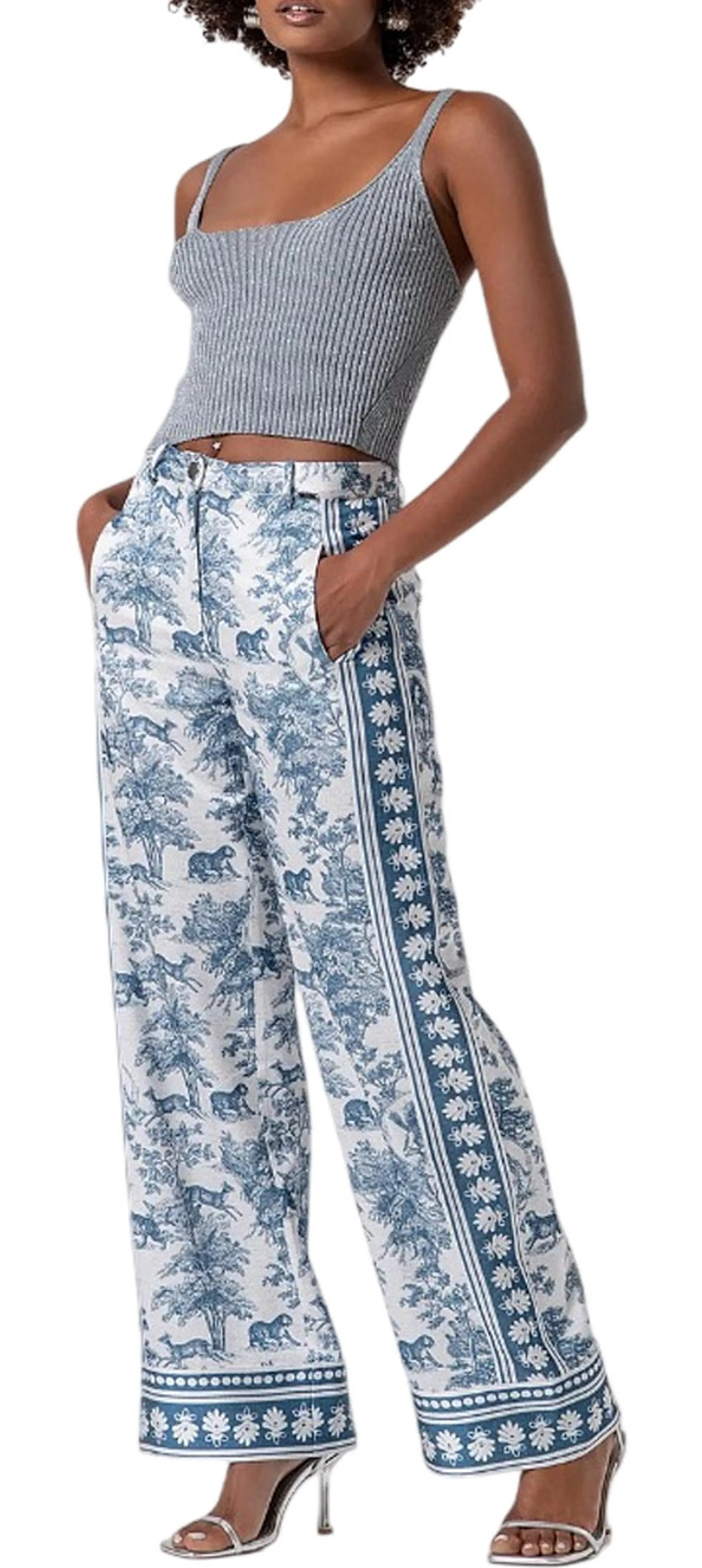 Fracomina Pantalone Blu Fs26Sv3015W459K5 180817