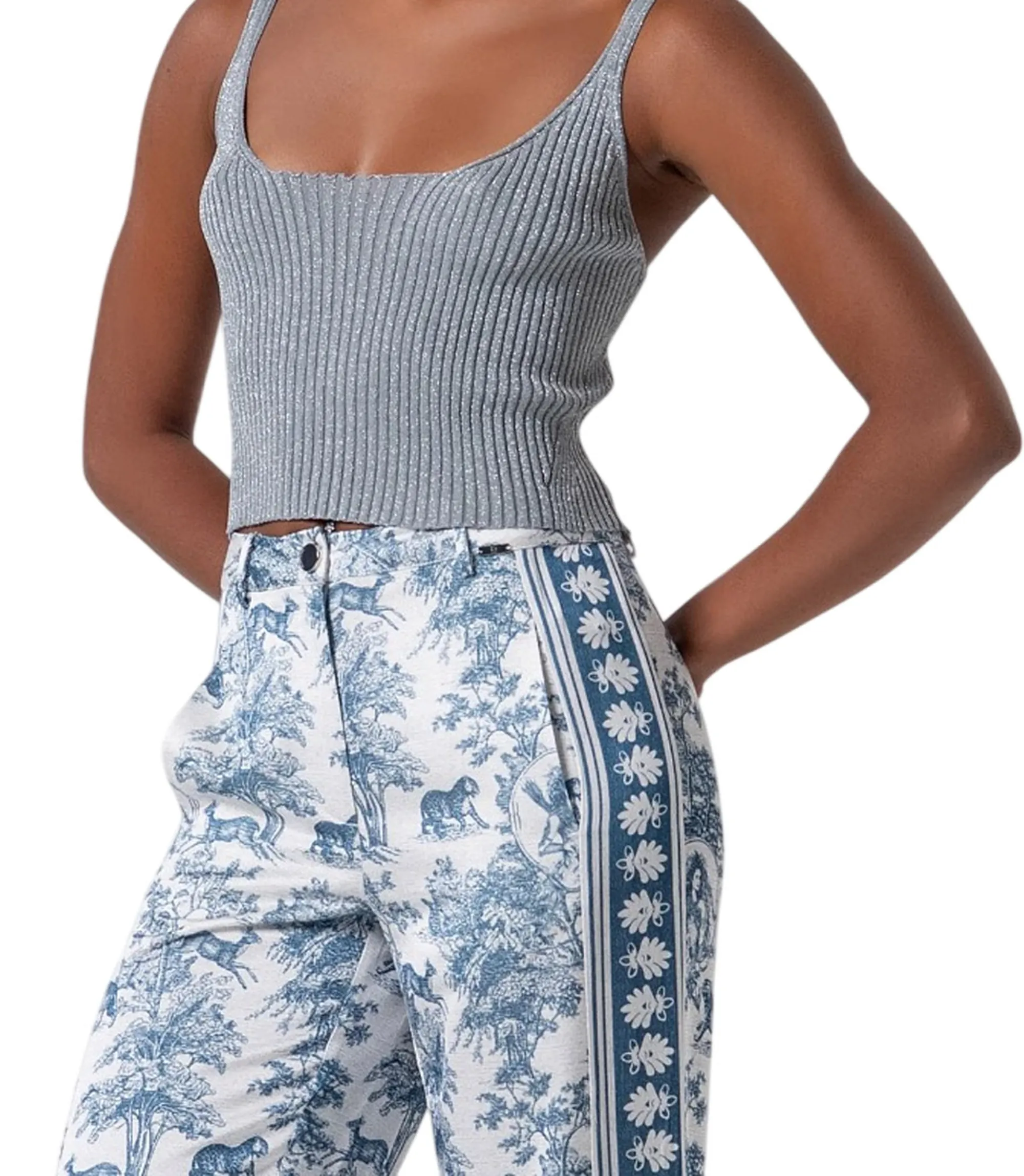 Fracomina Pantalone Blu Fs26Sv3015W459K5 180818