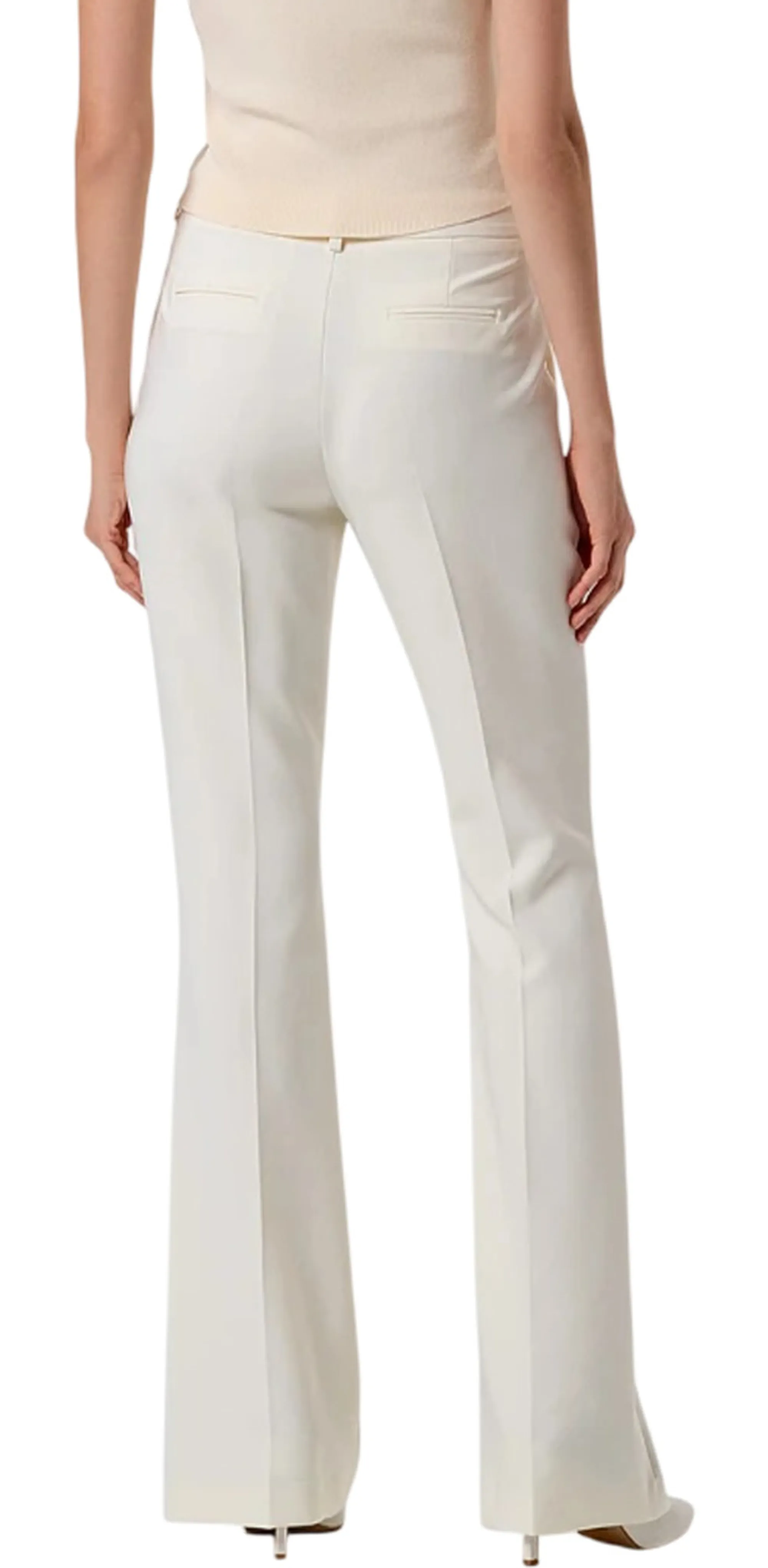 Fracomina B'Flare Trousers With Logo' Butter Fr26Sva004W42901 176780