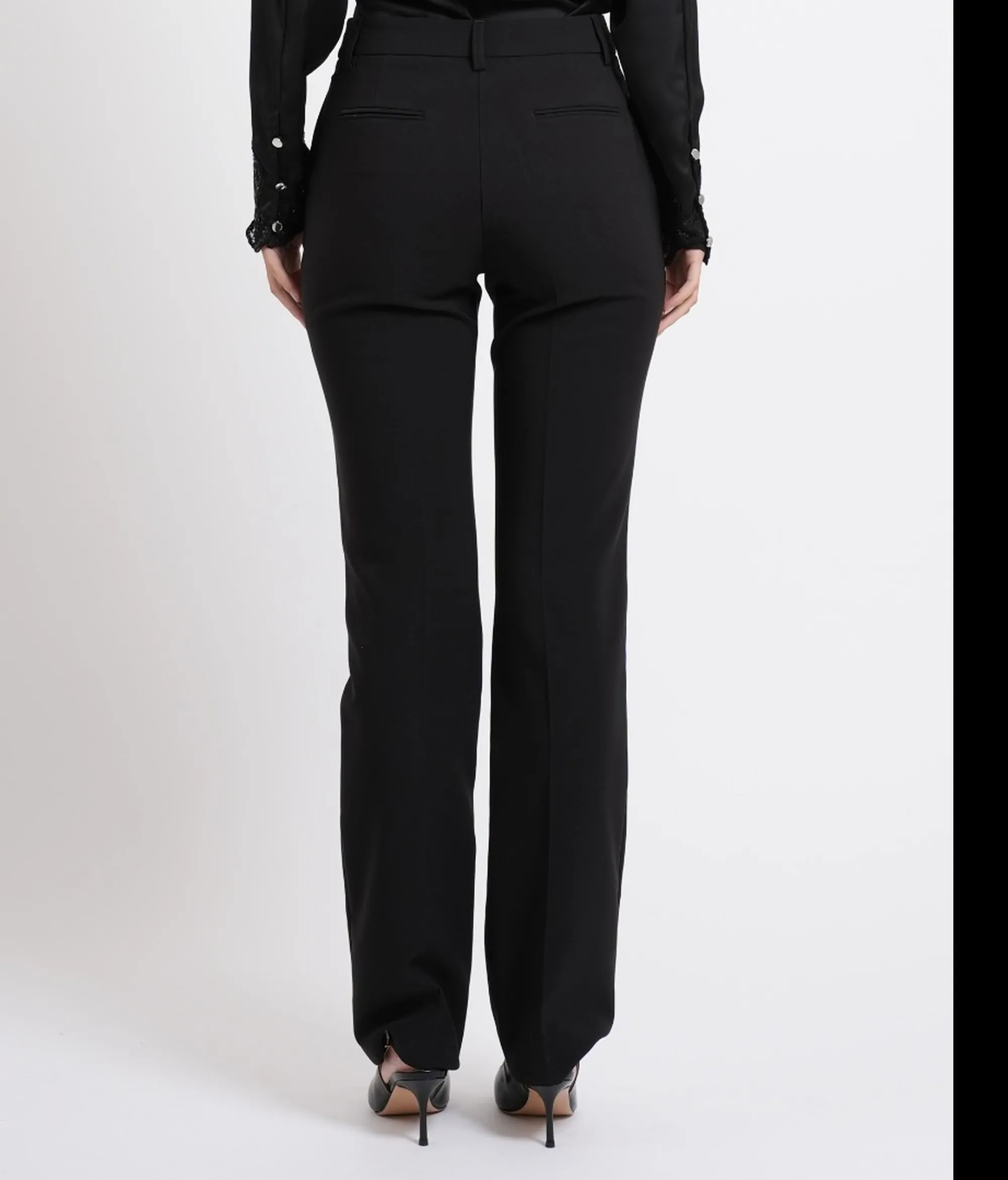 Fracomina Pantalone Regular Modello Chino Nero Fr26Wv4003W42901 192880