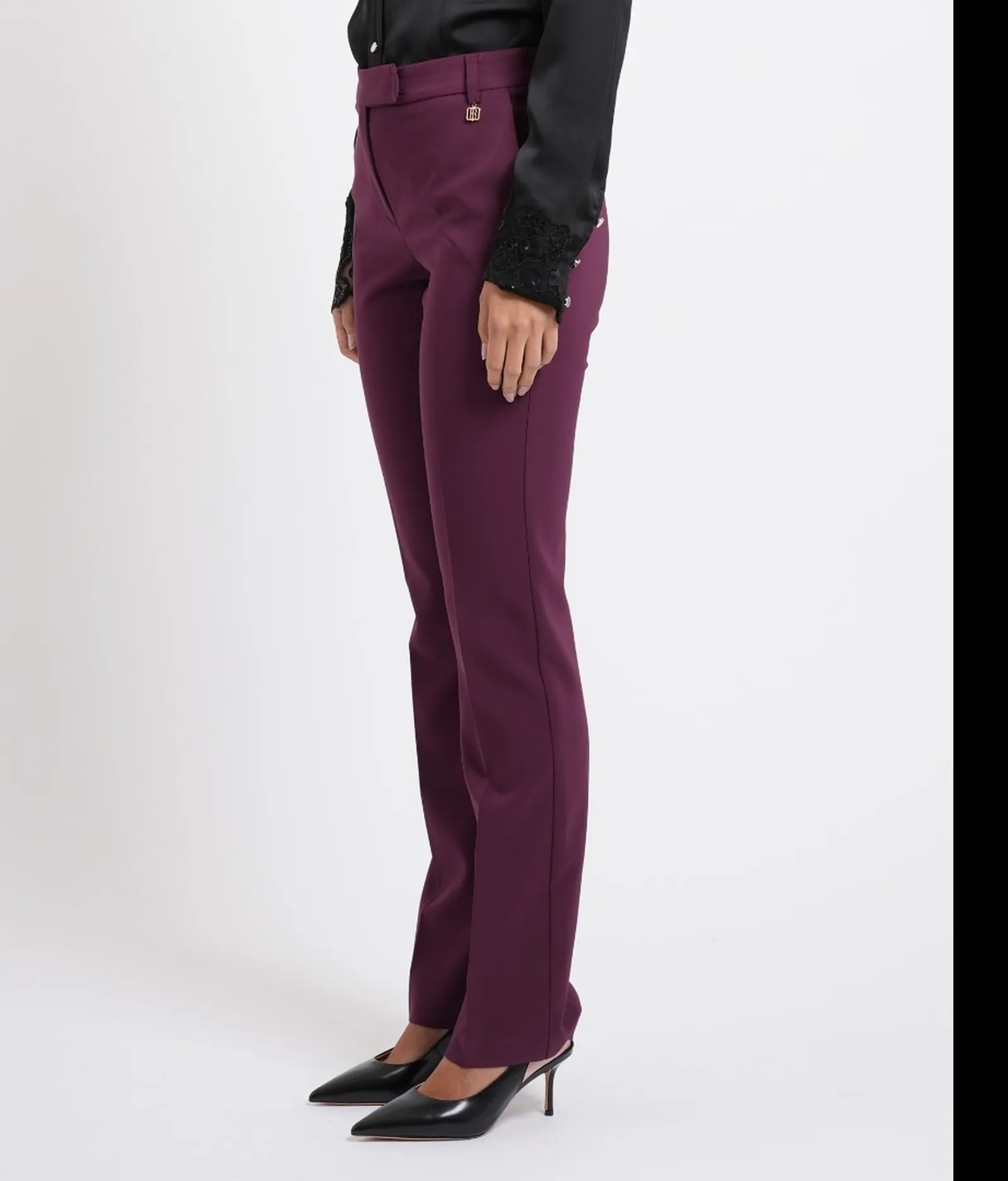 Fracomina Pantalone Regular Modello Chino Vino Fr26Wv4003W42901 192883