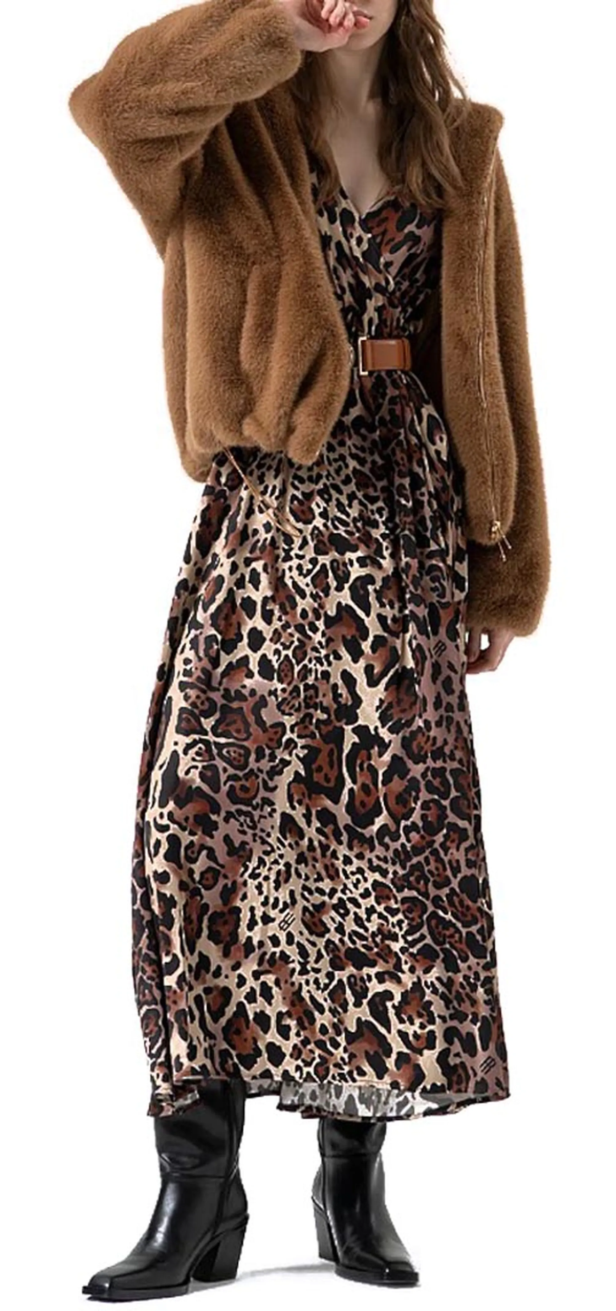 Fracomina Pelliccia Cammello Fr25Wc4004O44501 165059