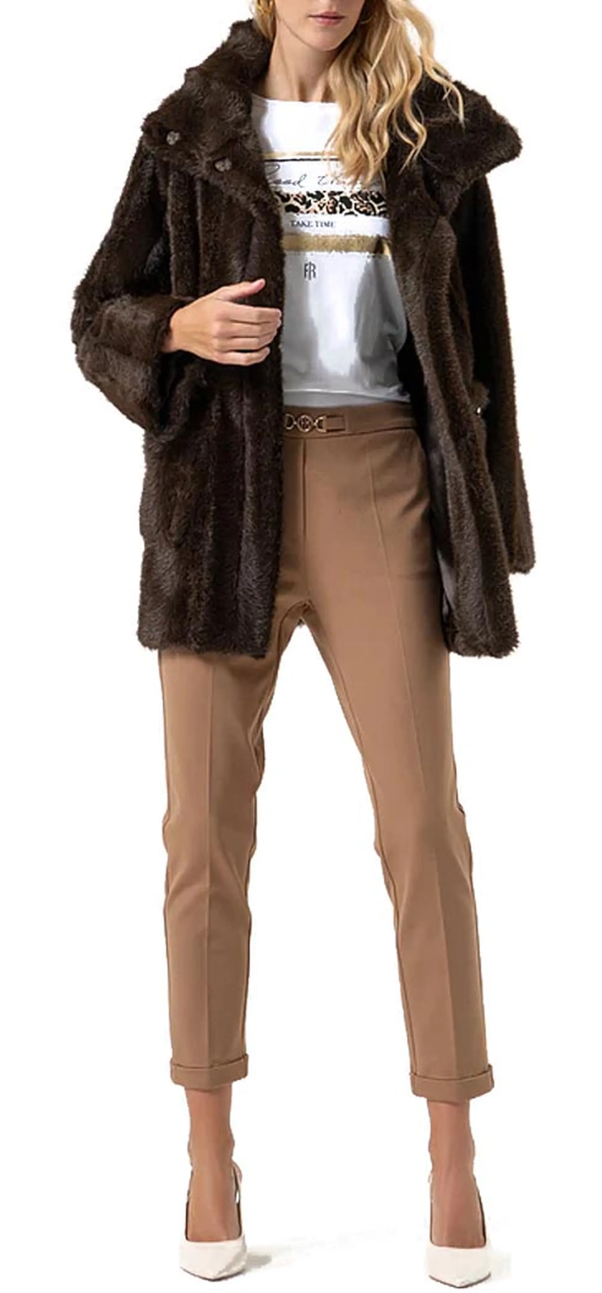 Fracomina Pelliccia Marrone Fr25Wc4002O44501 165077