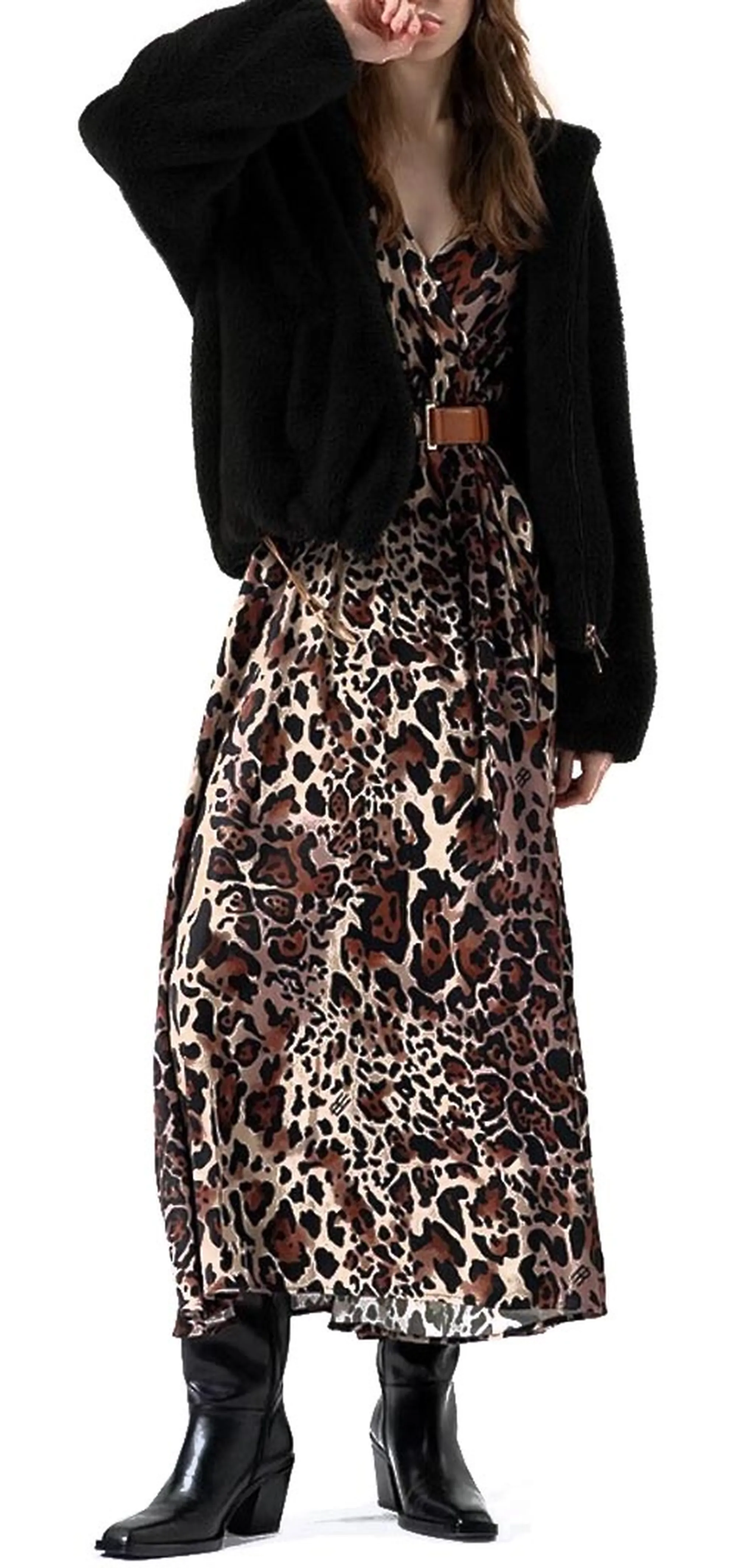 Fracomina Pelliccia Nero Fr25Wc4004O44501 165056