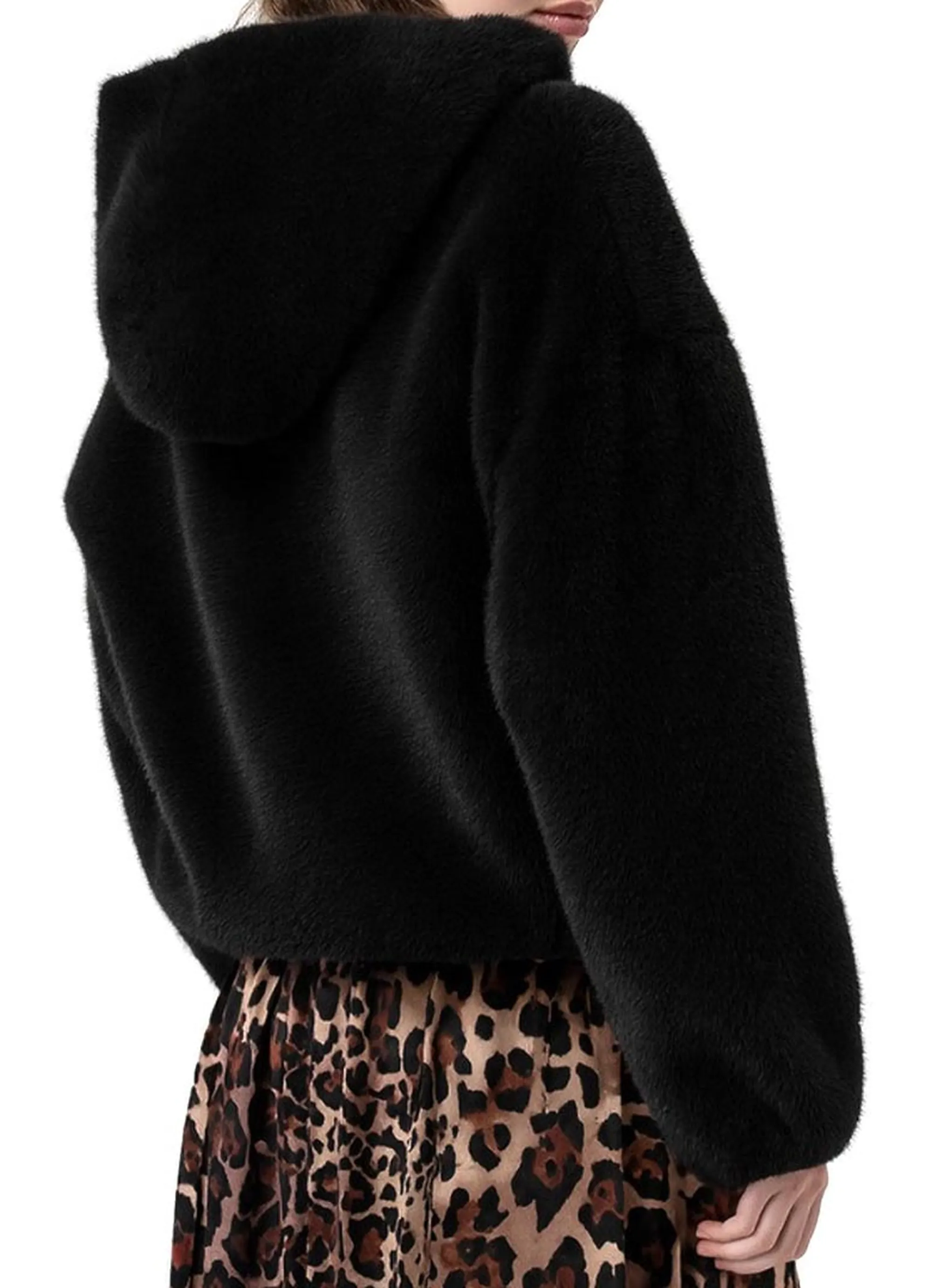 Fracomina Pelliccia Nero Fr25Wc4004O44501 165063