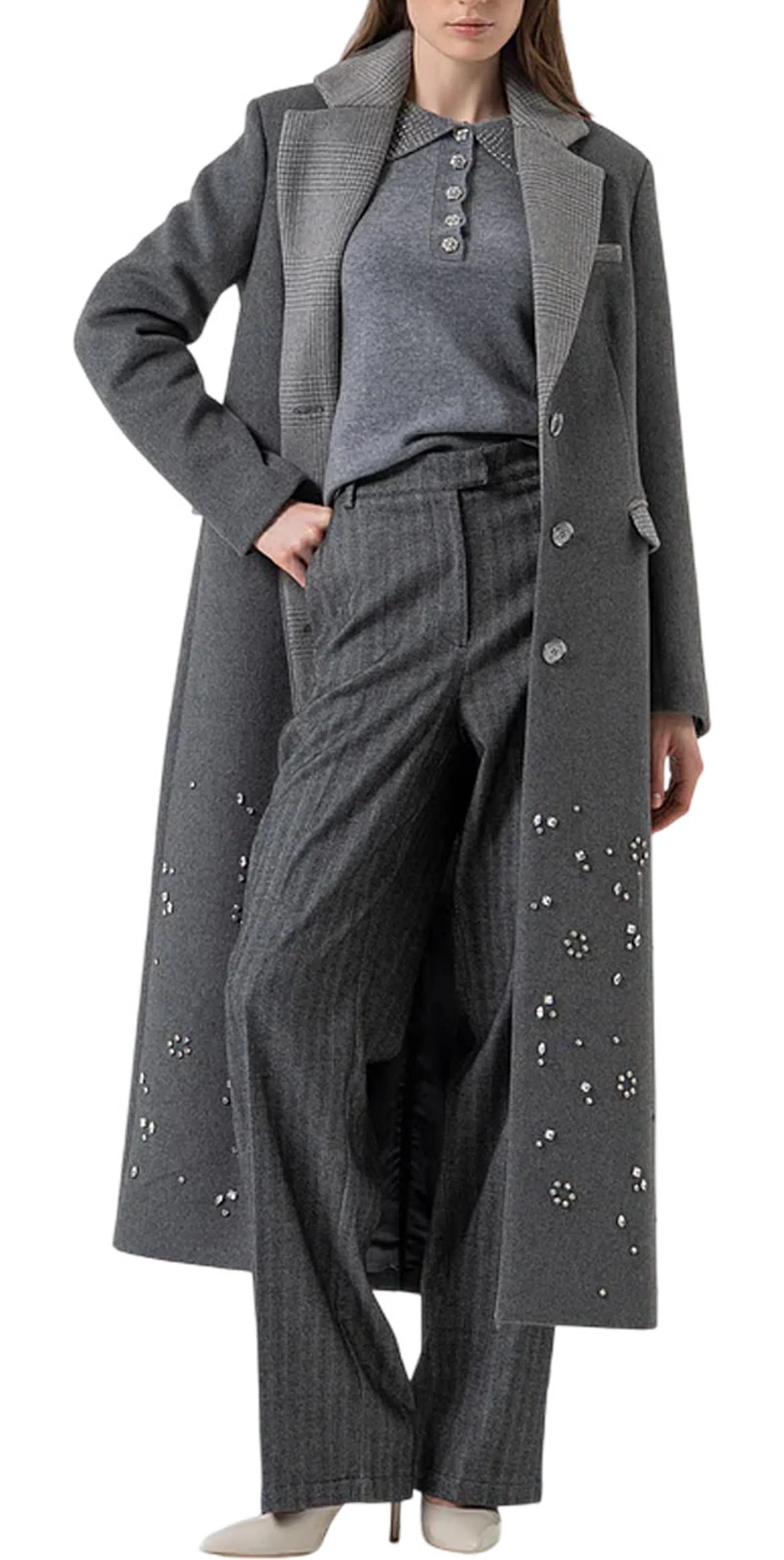 Fracomina Polo Grigio Fr25Wt7005K53201 163586